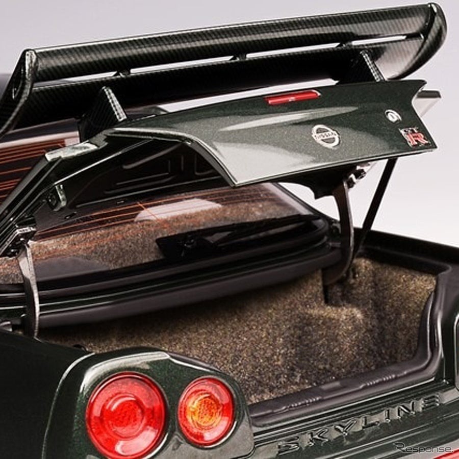 日産『スカイラインGT-R』（BNR34）の1/18スケールミニカー