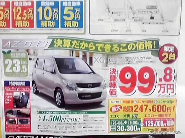 【値引き情報】100万円未満の軽自動車!!