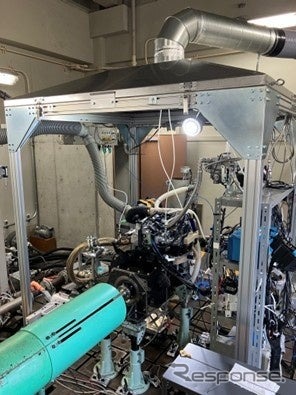 水素エンジン実験設備