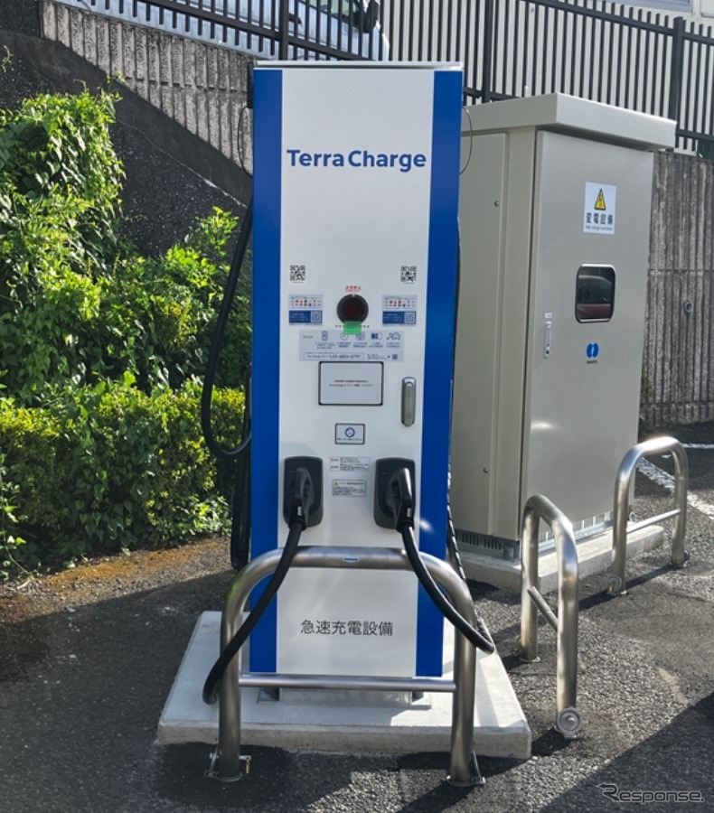 恩方市民センターのEV急速充電器