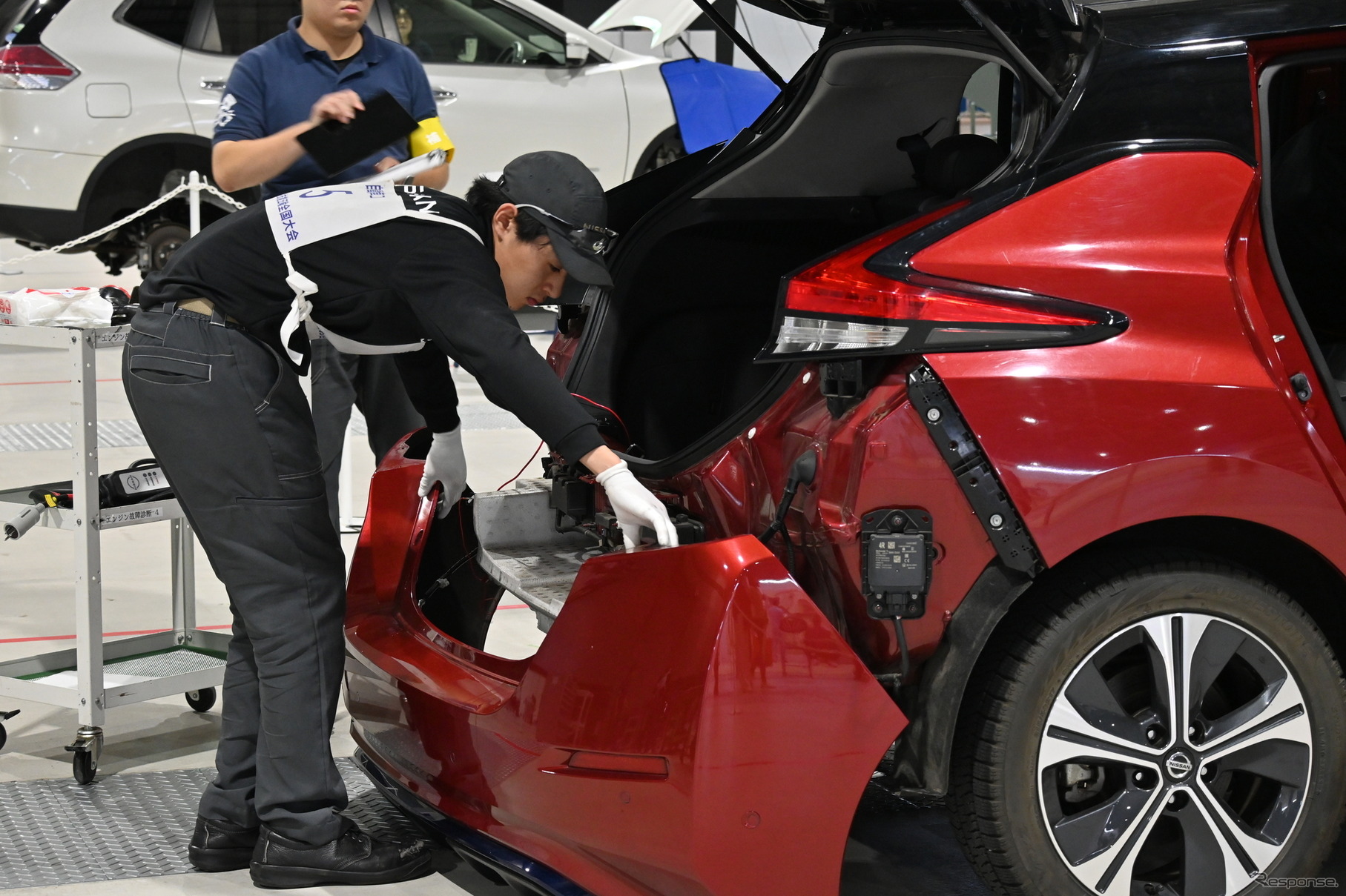 自動車工職種の高尾 翔太選手