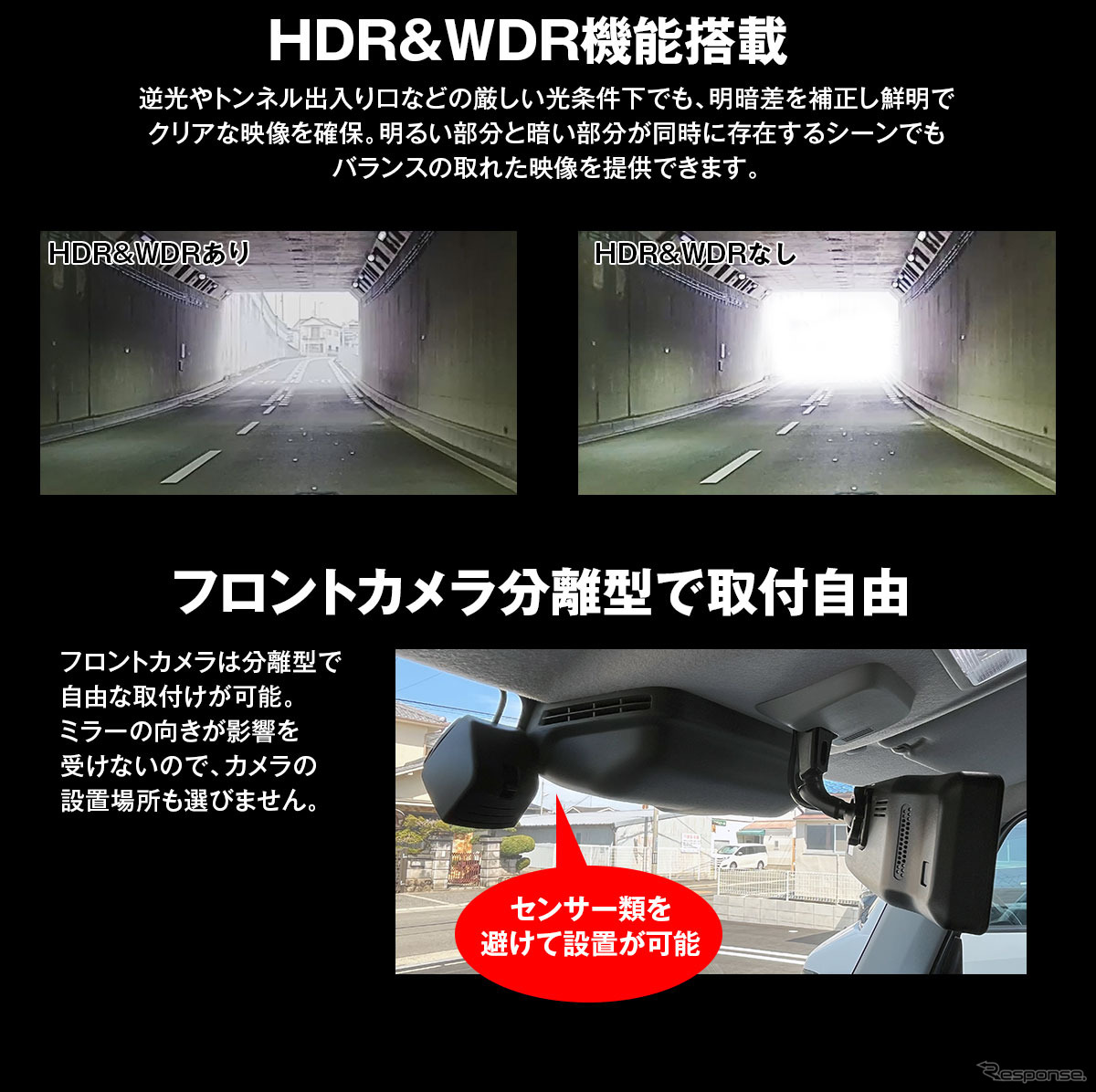 MAXWINの純正ミラー交換型デジタルルームミラー「MDR-G1011」
