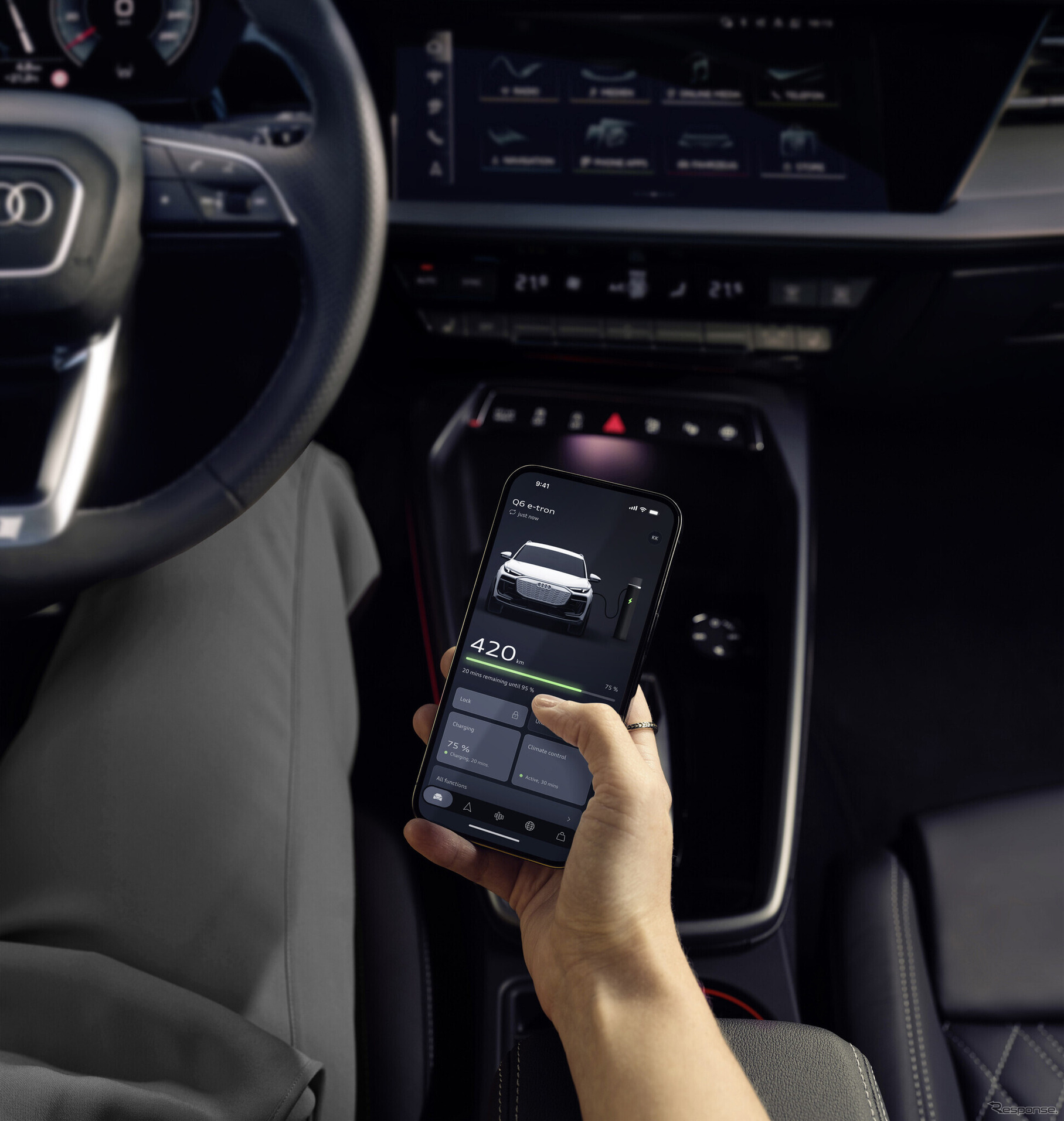 アウディの「myAudi」アプリ