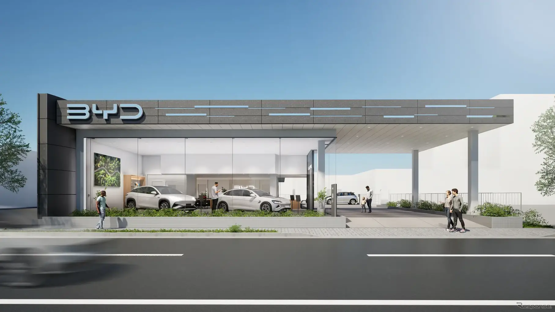 BYD AUTO 湘南の完成イメージ