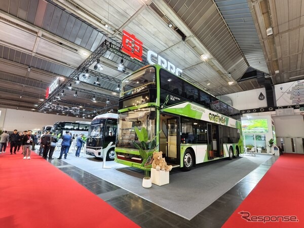 CRRC EVが2種類の新型電動バスを初公開（Busworld Europe 2025）