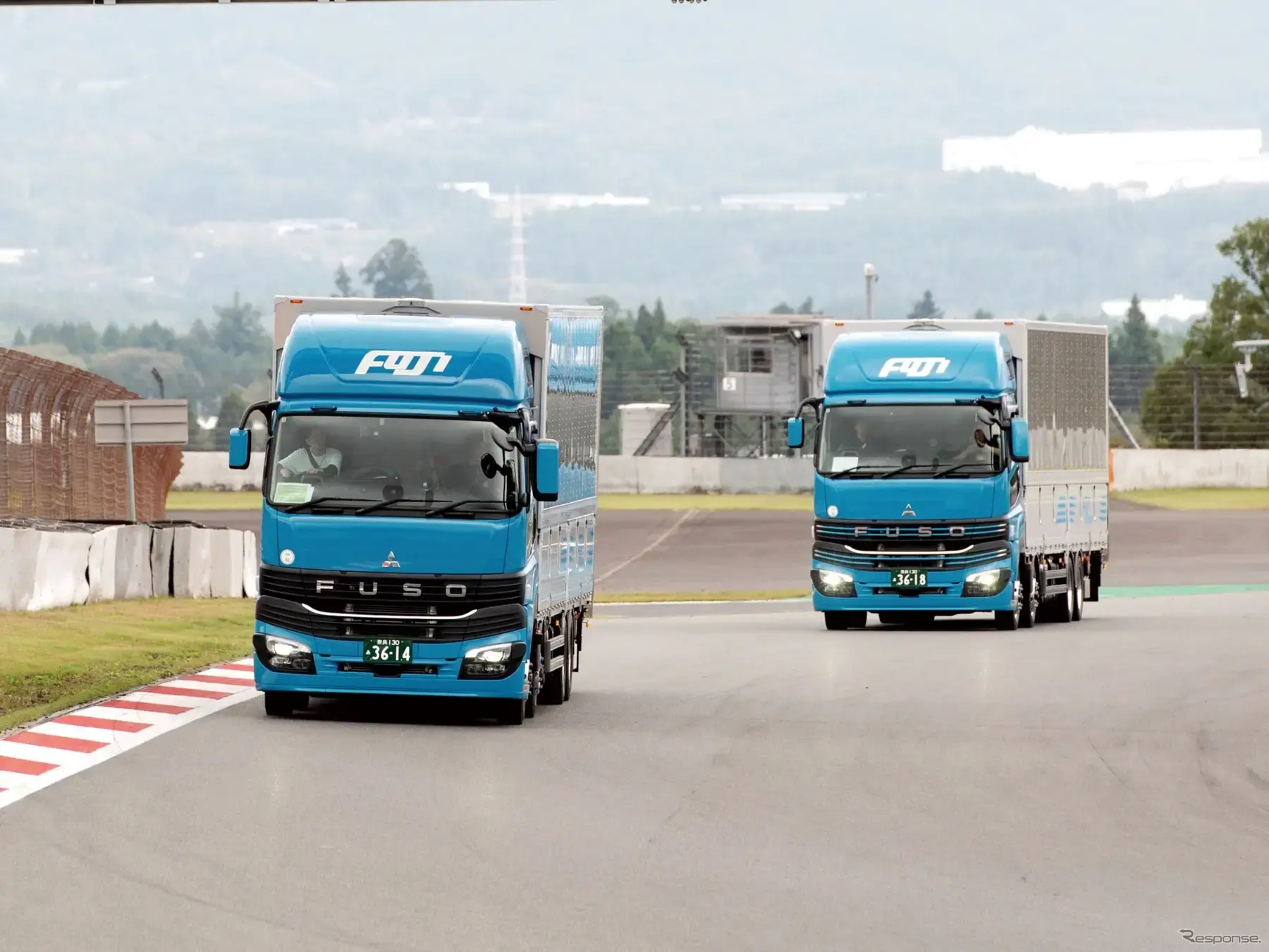 フジトランスポートによる大型トラック試乗会