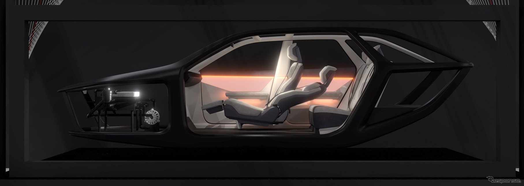 トヨタ紡織：次世代の移動空間モック「I.C.30 - Integrated Cabin 2030 -」