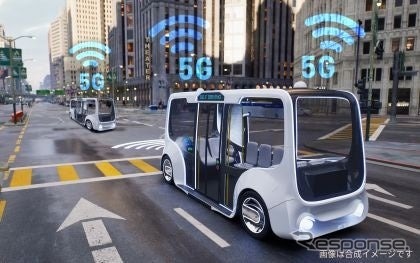 アンリツが自動運転バスルートにおけるセルラー通信品質を測定