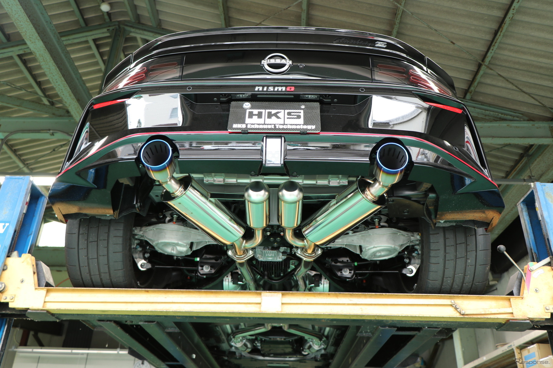 HKSの『フェアレディZ NISMO』用「スーパーターボマフラー」