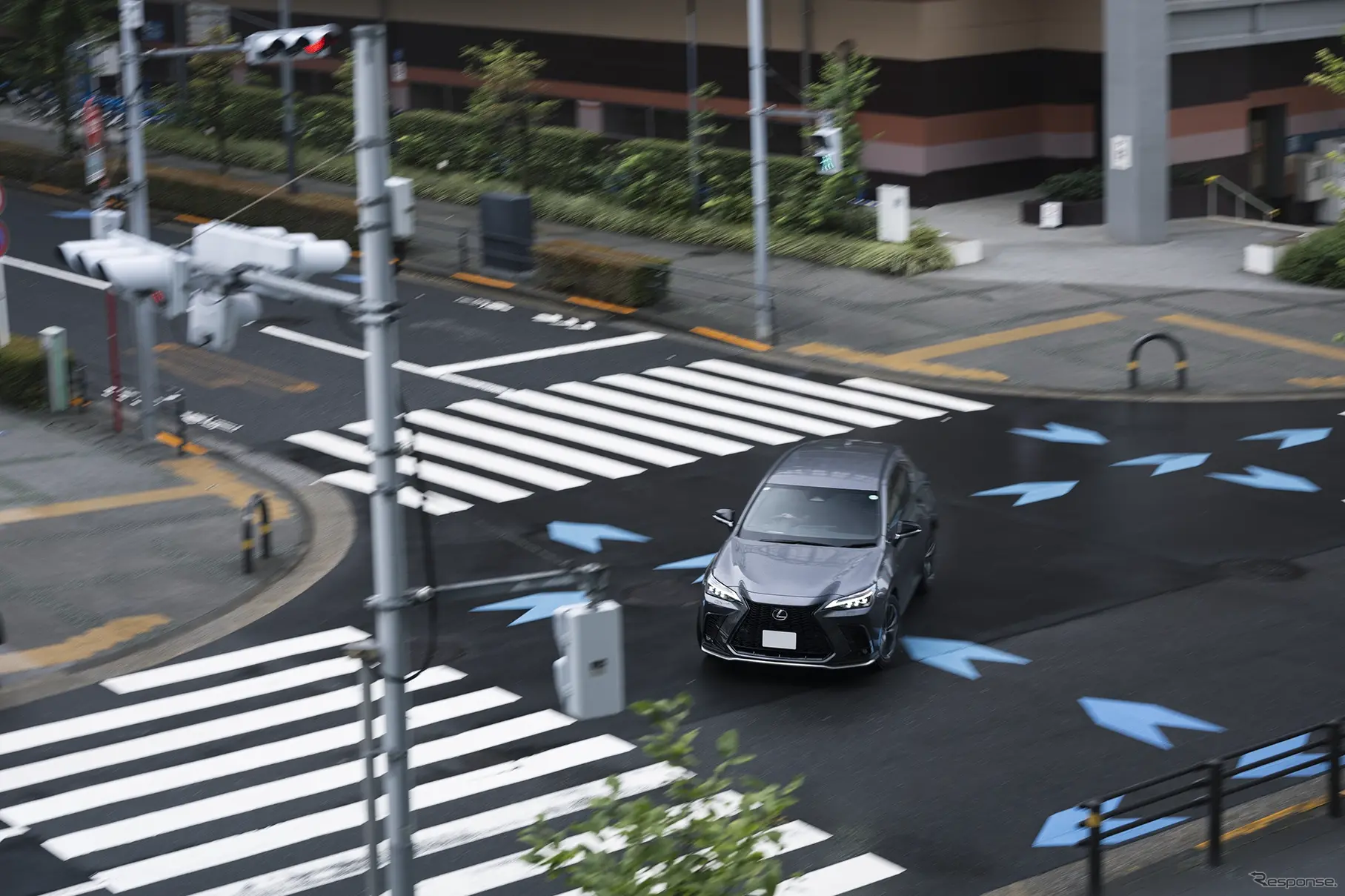 軽いウェット路面を走行しても、しっかりとしたグリップを感じられた