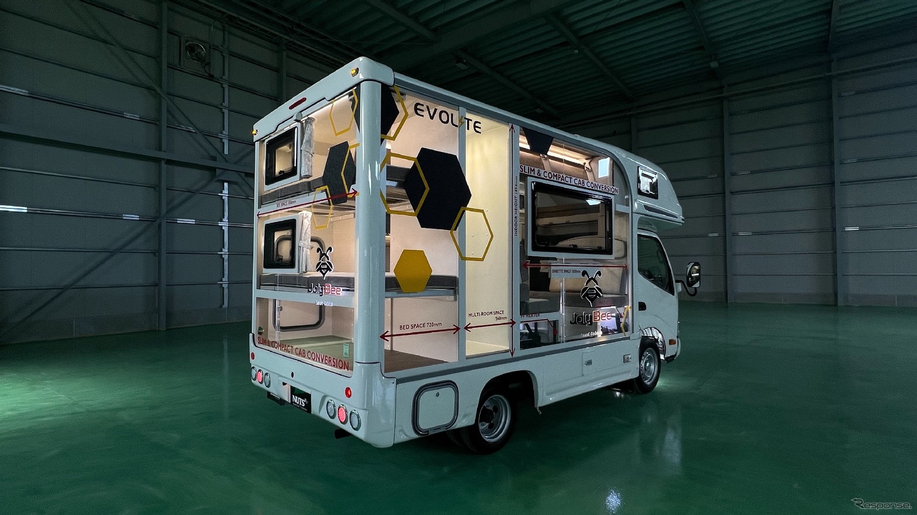 ナッツ最小ボディのスマートキャブコン「ジョリビー」