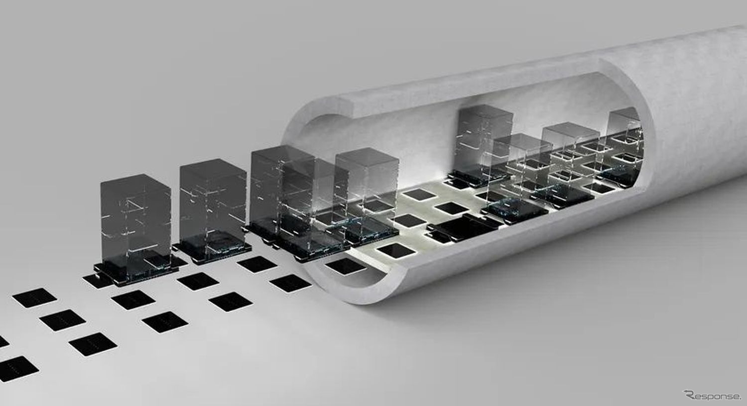 自動物流道路走行イメージ