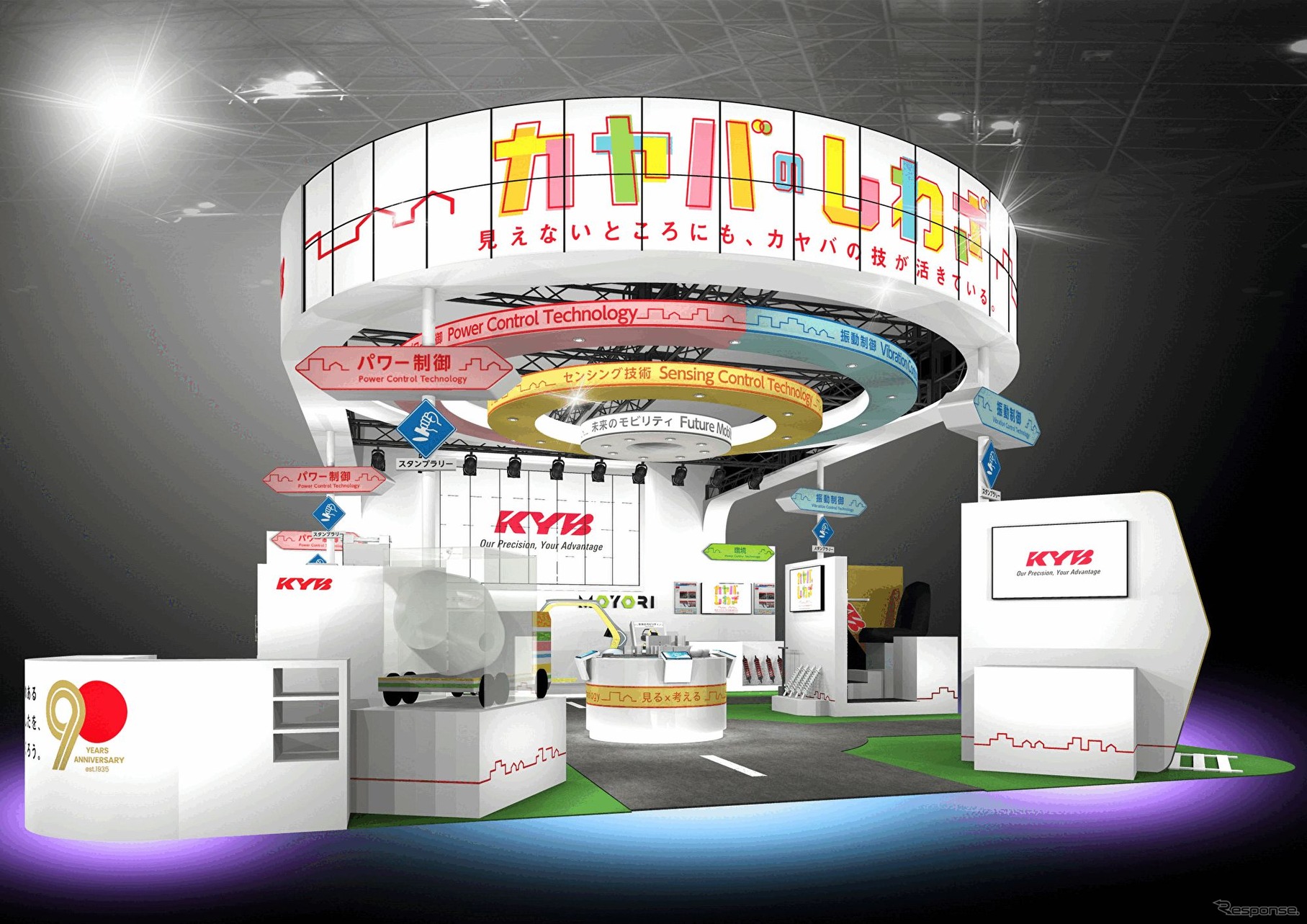 カヤバのジャパンモビリティショー2025ブースイメージ