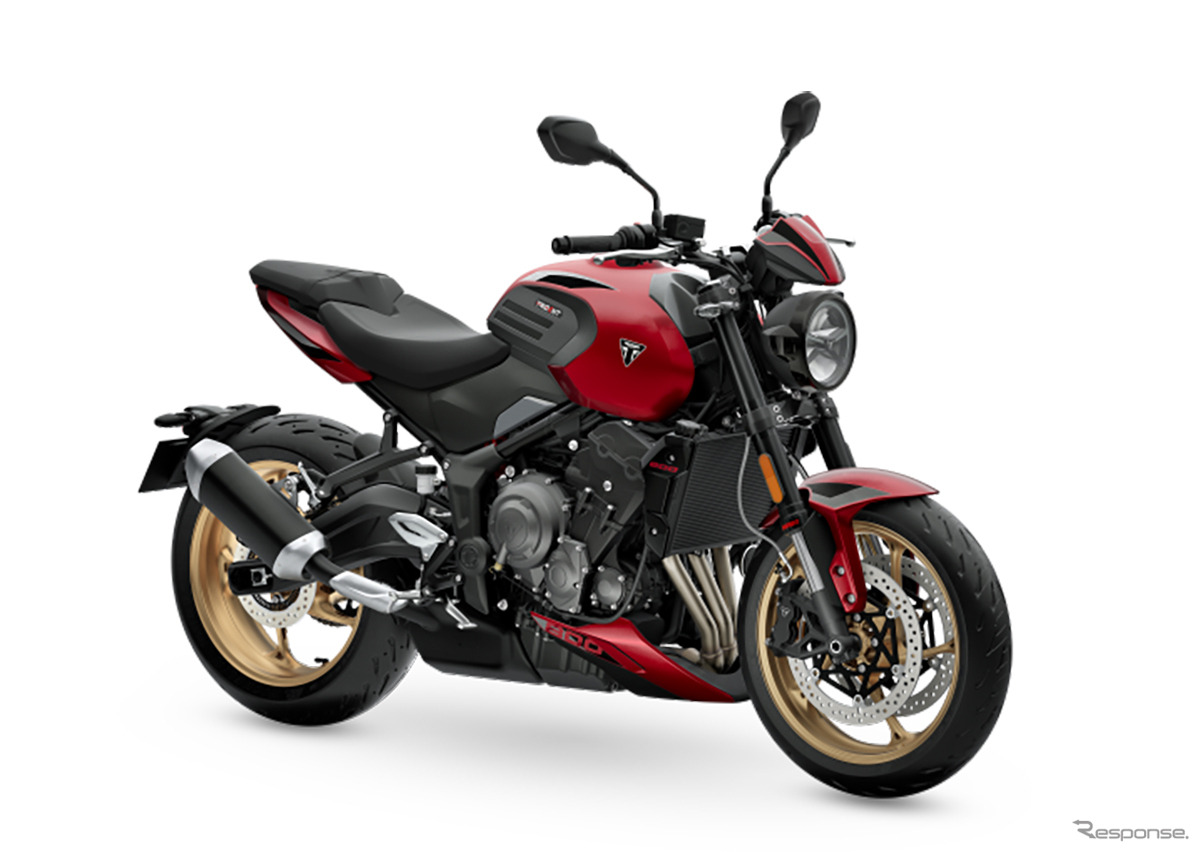 トライアンフ・トライデント800（カーニバルレッド）