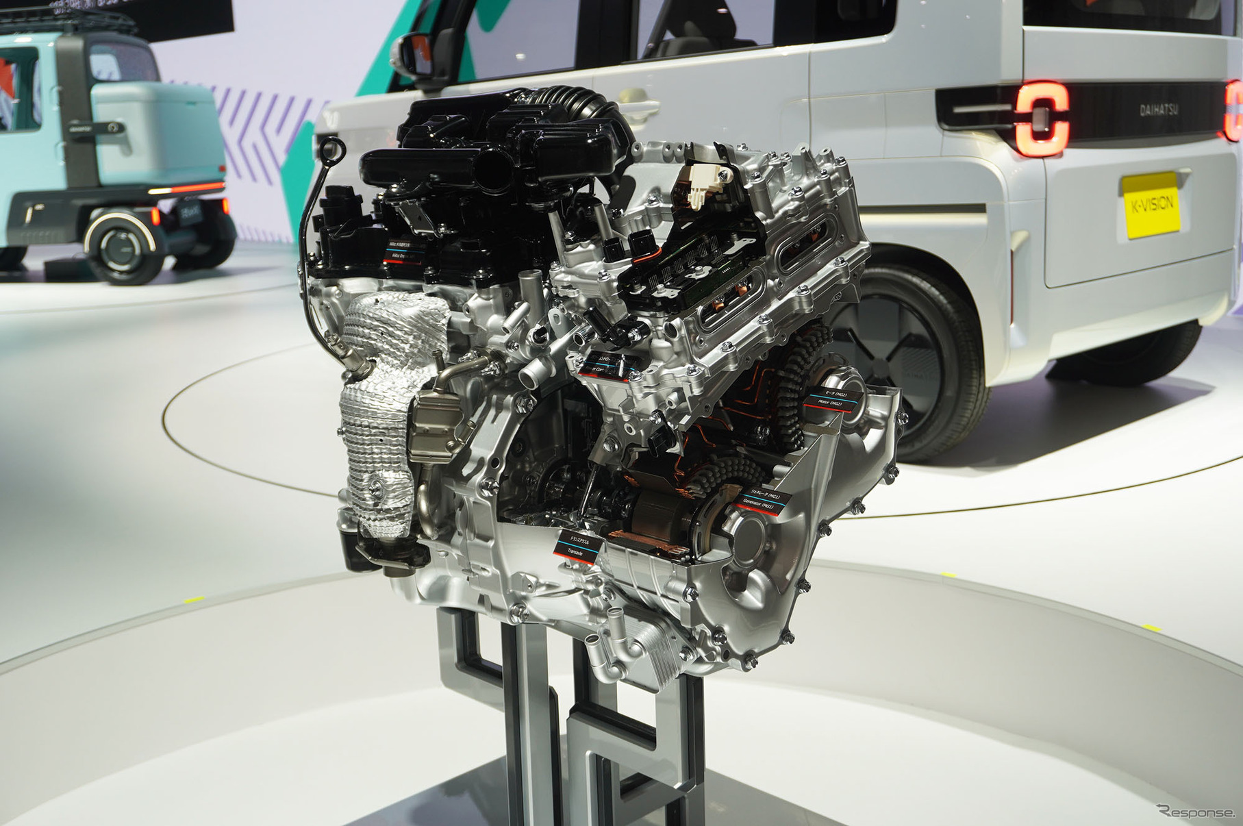 ダイハツの第2世代シリーズハイブリッドシステム（ジャパンモビリティショー2025）