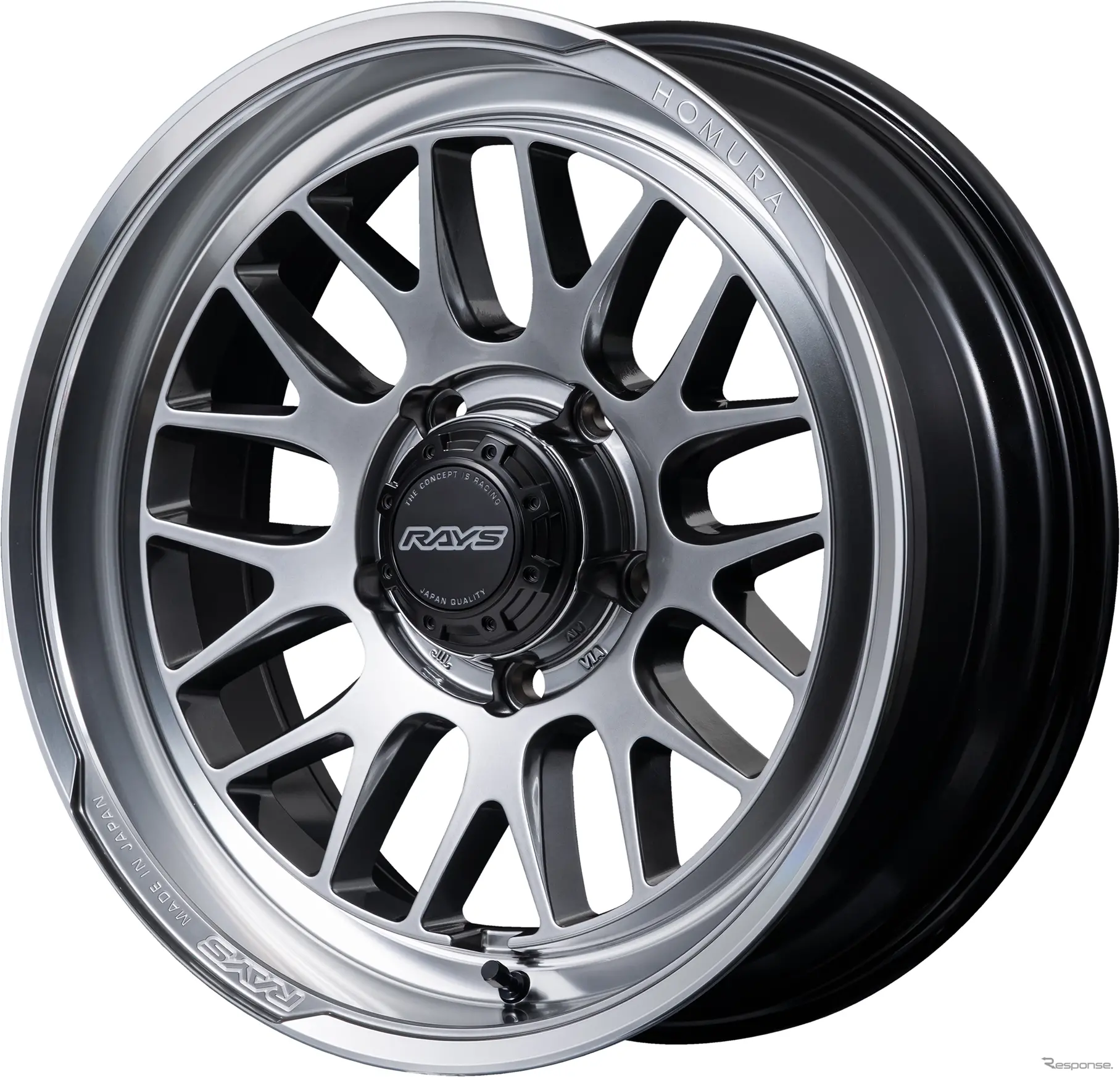 レイズ ホムラ 2x9L-RA グレイスシルバー/リムDMC