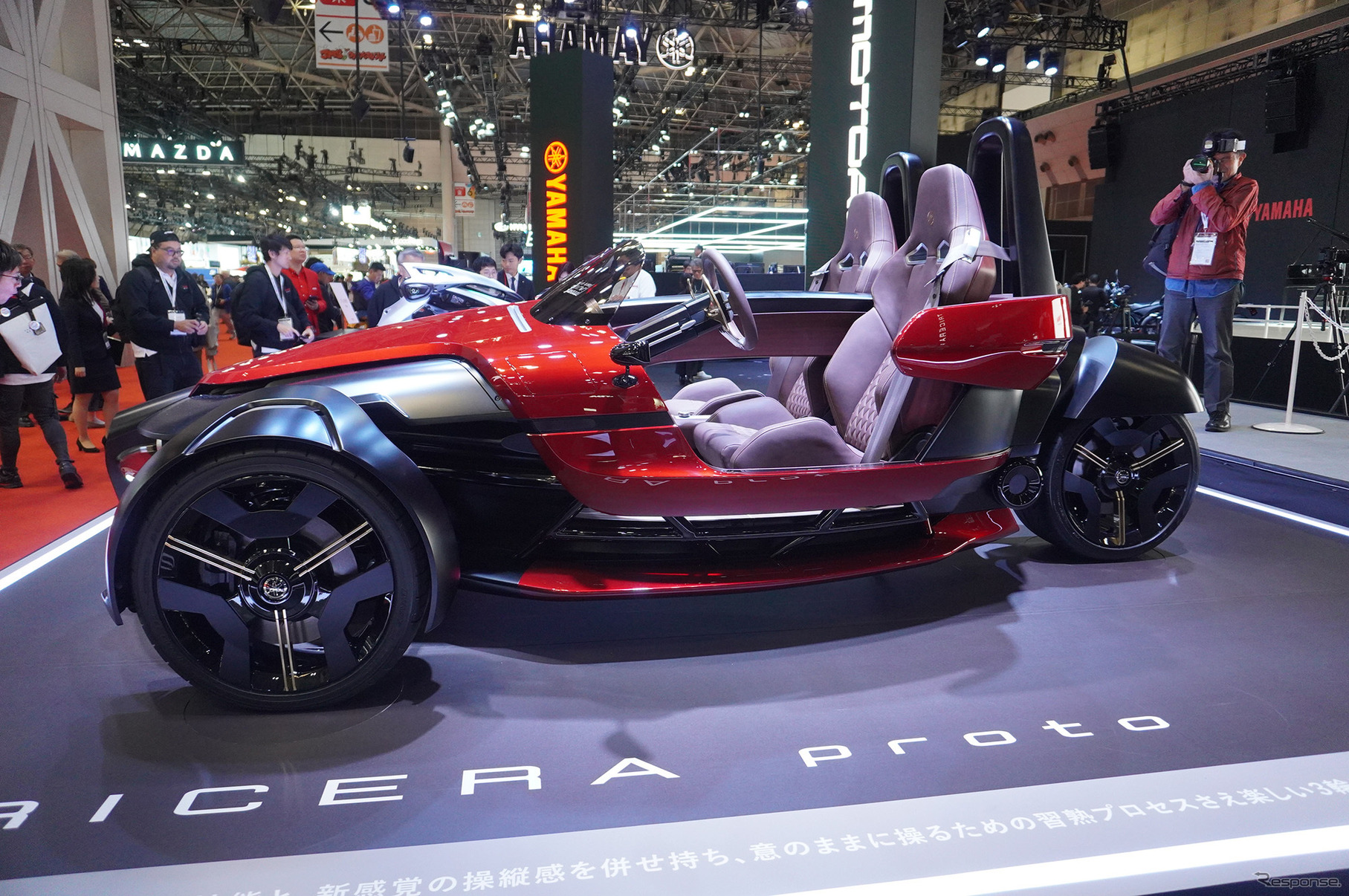 3輪オープンEV『TRICERA proto』（ジャパンモビリティショー2025）