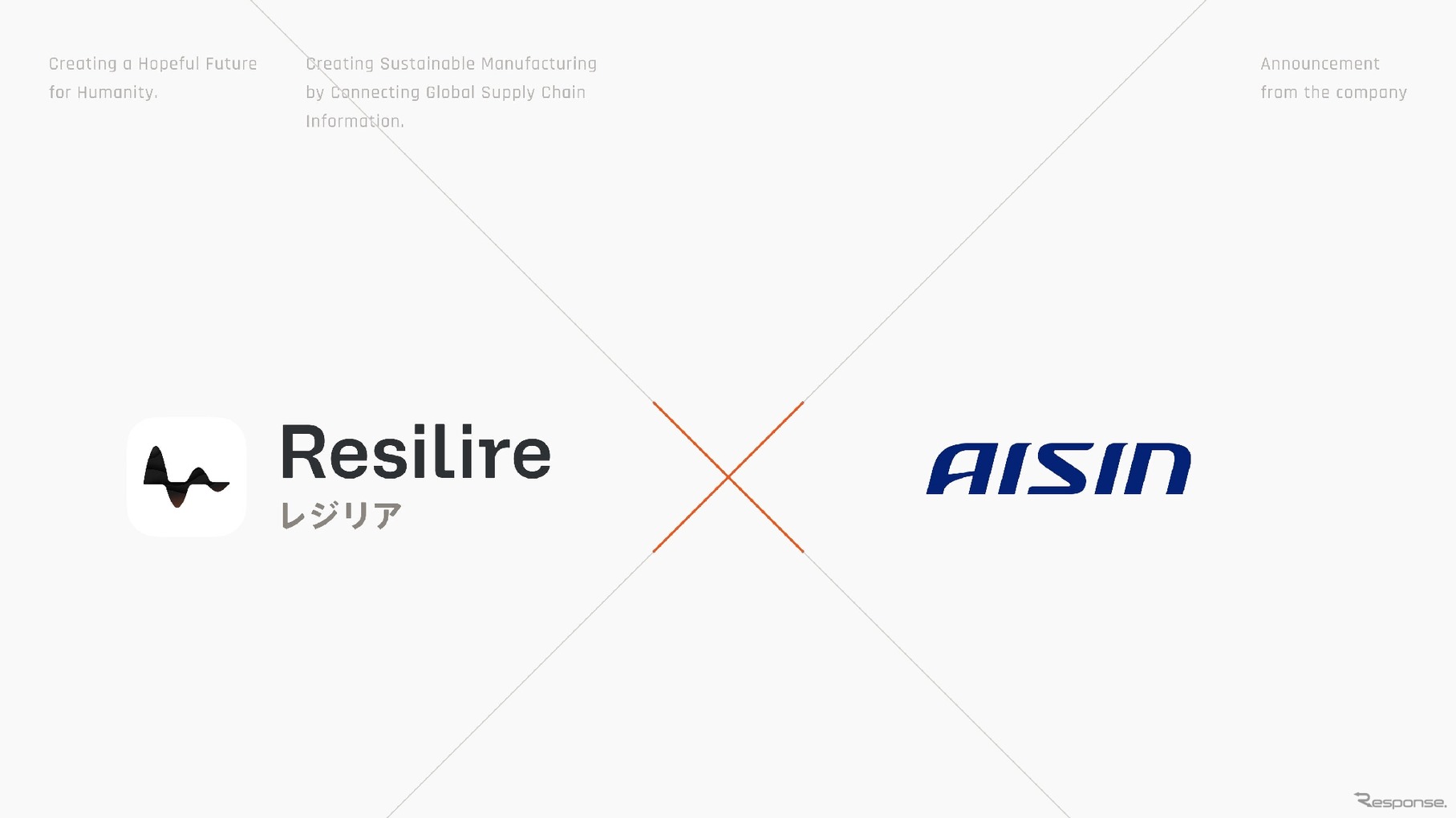 アイシンがサプライチェーンリスク管理クラウド「Resilire」導入