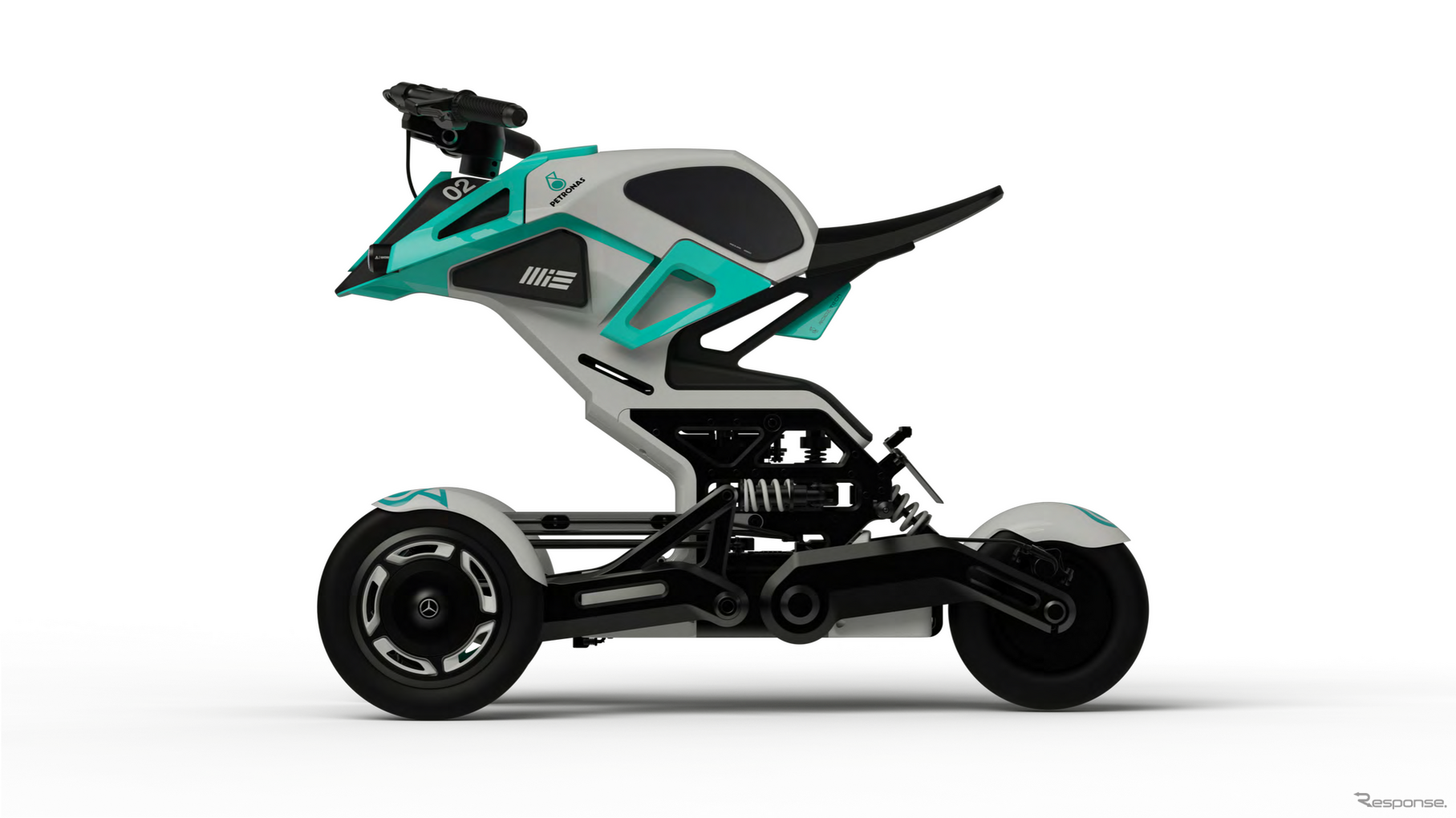 F1ドライバー角田裕毅モデルの3輪電動バイク「Sparrow Tsunoda Edition」初公開…ジャパンモビリティショー2025