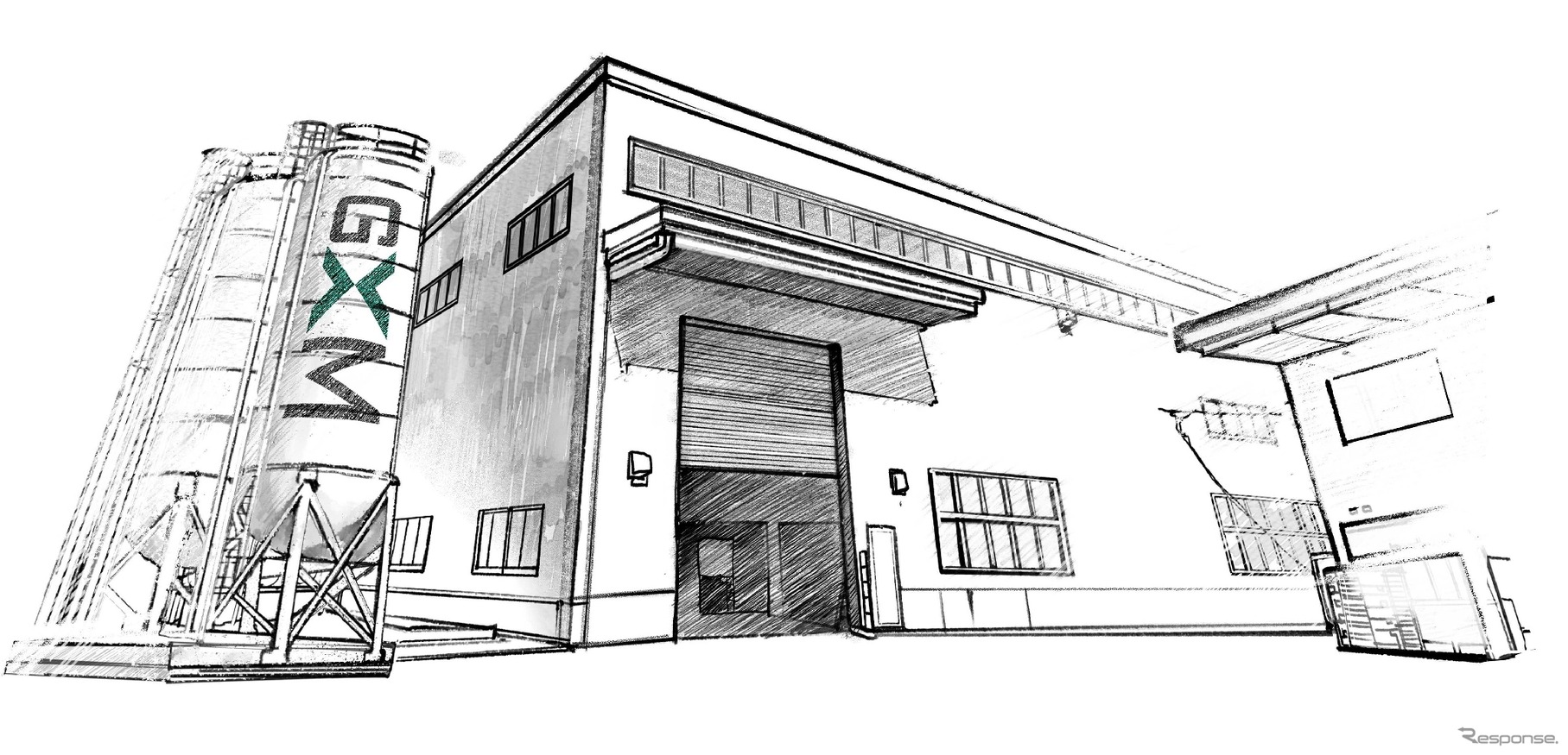 2026年3月稼働開始予定の田原工場（イメージ図）