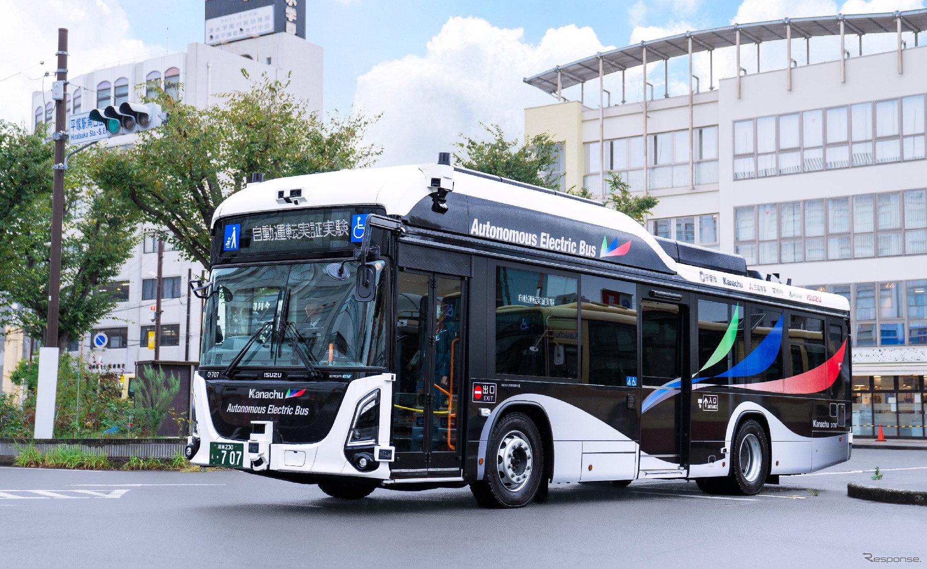 いすゞ「エルガEV自動運転バス」