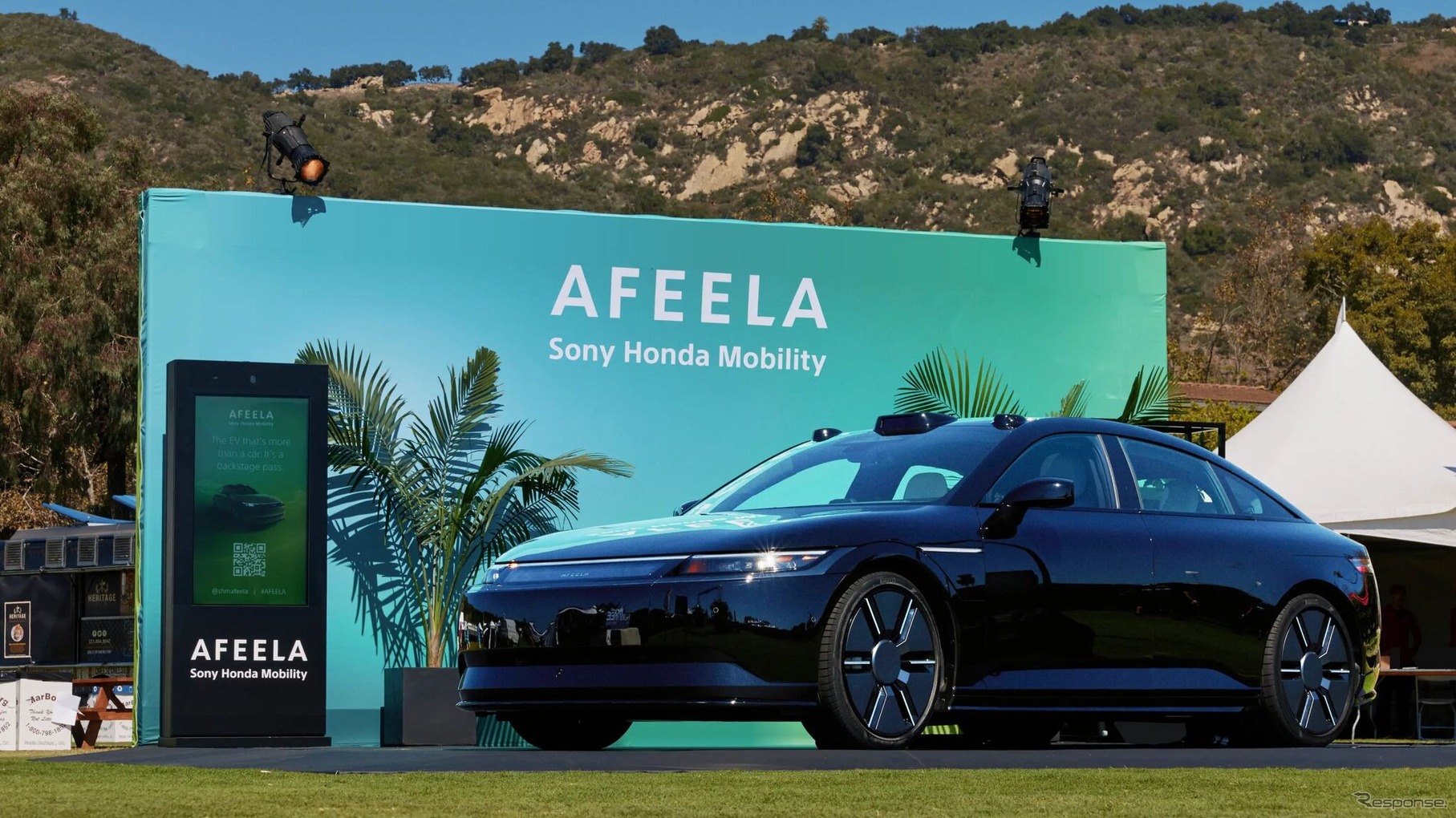 ソニー・ホンダのEV『AFEELA 1』、米カリフォルニア州の音楽フェスに出展…2026年納車開始へ