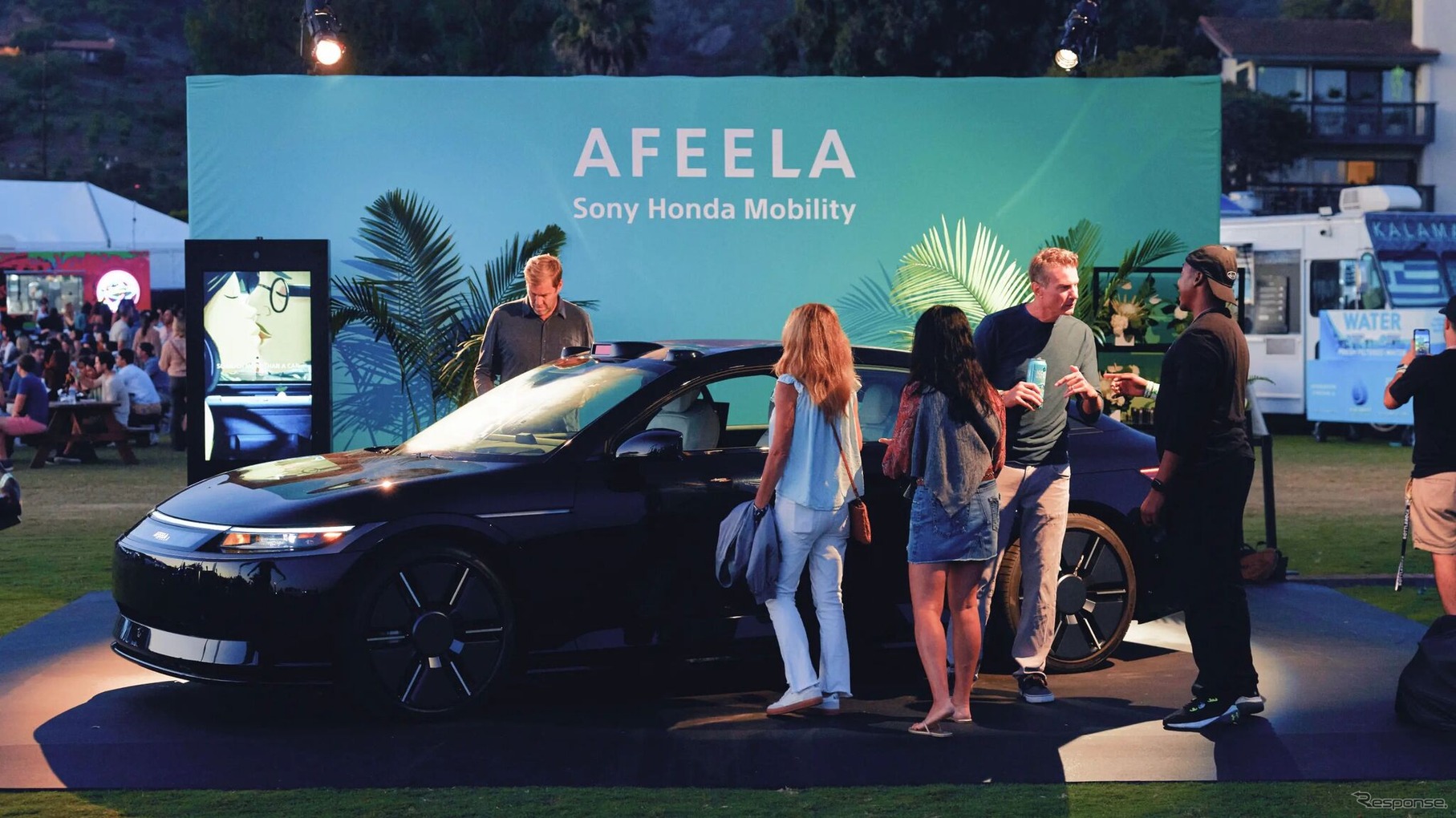 ソニー・ホンダのEV『AFEELA 1』、米カリフォルニア州の音楽フェスに出展…2026年納車開始へ