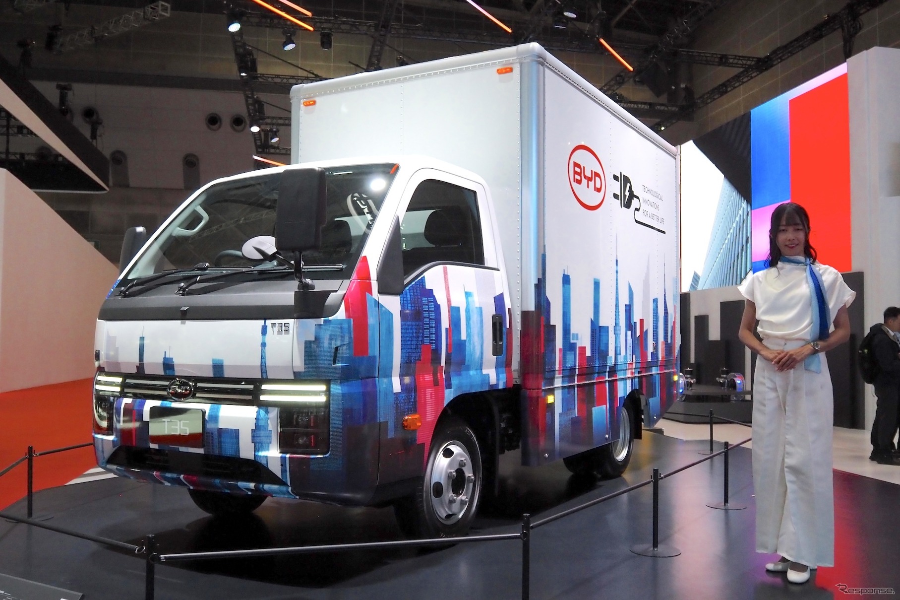 BYDの電気トラック、T35（ジャパンモビリティショー2025）