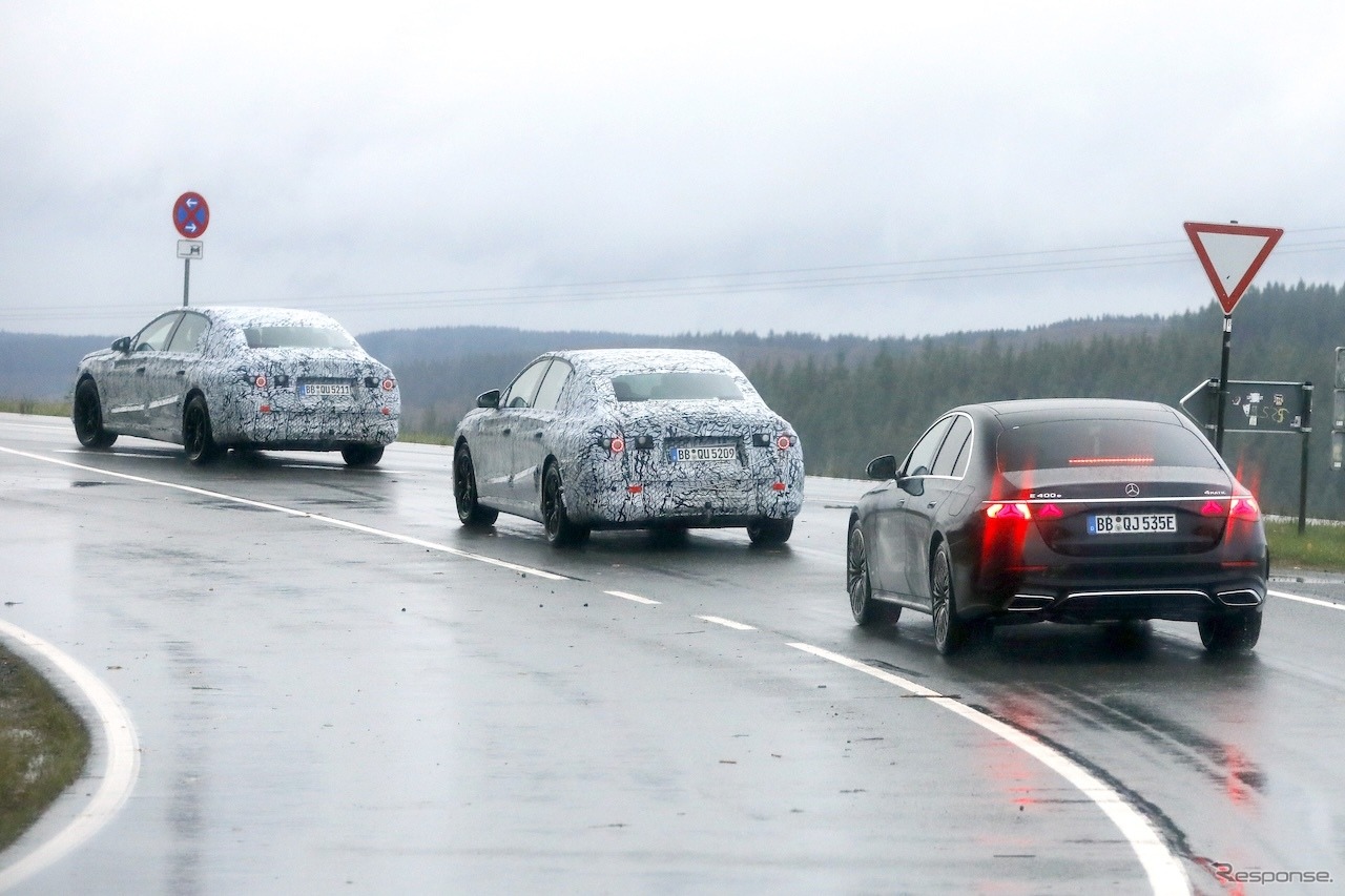 メルセデスベンツ EクラスEQ 市販型のプロトタイプ