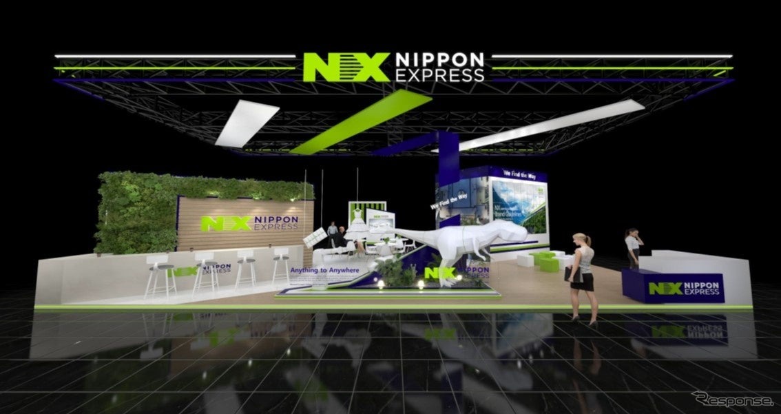NIPPON EXPRESSホールディングスの中国国際輸入博覧会ブースイメージ