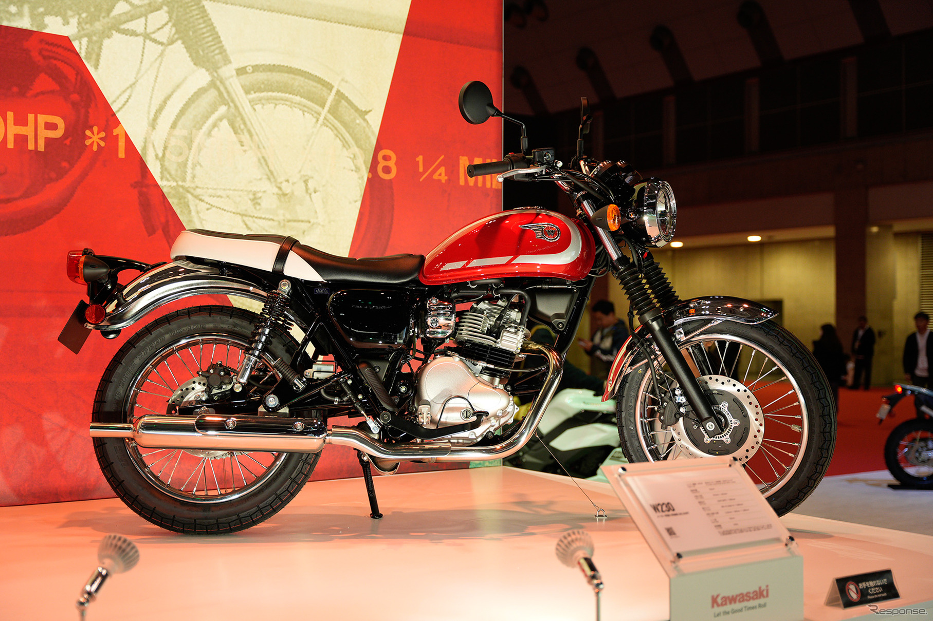 カワサキ「W」ブランド60周年記念展示の『W230』（ジャパンモビリティショー2025）