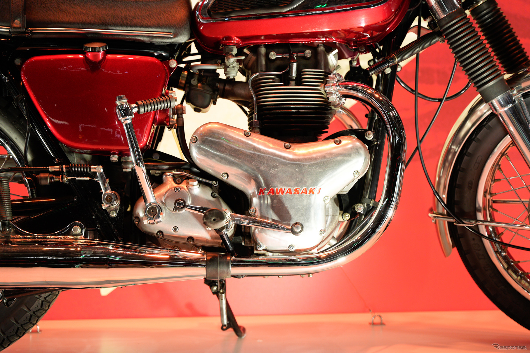 カワサキ「W」ブランド60周年記念展示の『650-W1』（ジャパンモビリティショー2025）