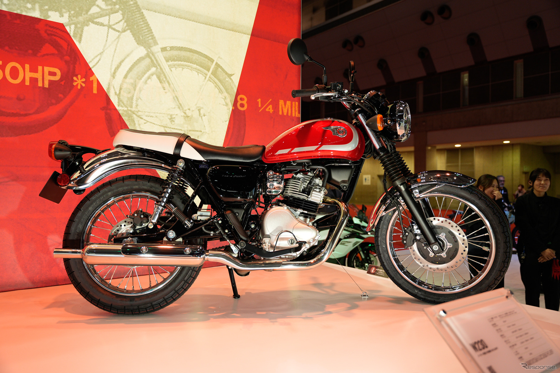 カワサキ「W」ブランド60周年記念展示の『W230』（ジャパンモビリティショー2025）