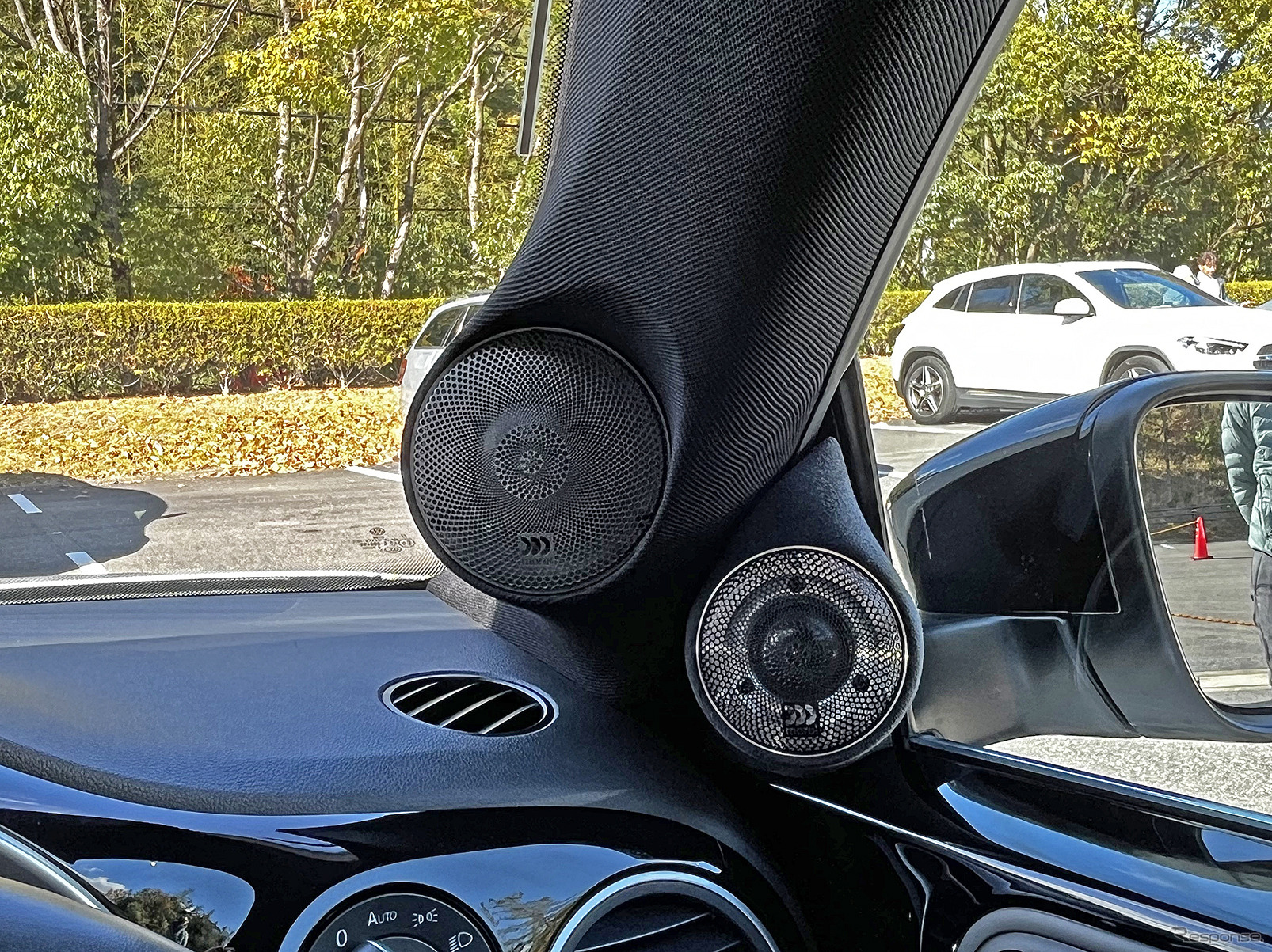 「サブウーファー」が搭載されたオーディオカーの一例（製作ショップ：ジパング＜鳥取県＞）。