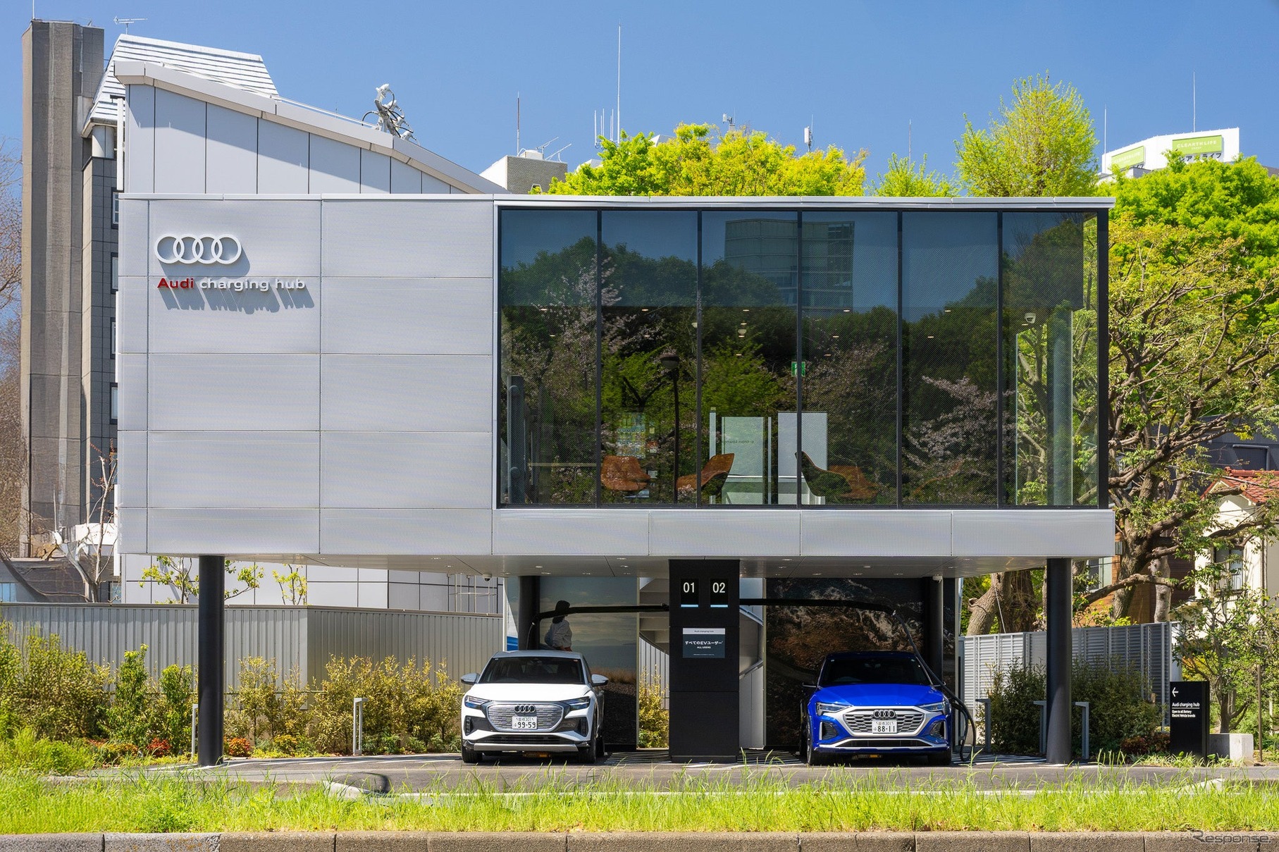 Audi charging hub 芝公園