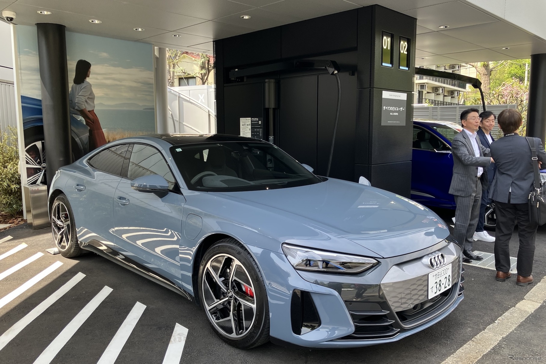 Audi charging hub 芝公園