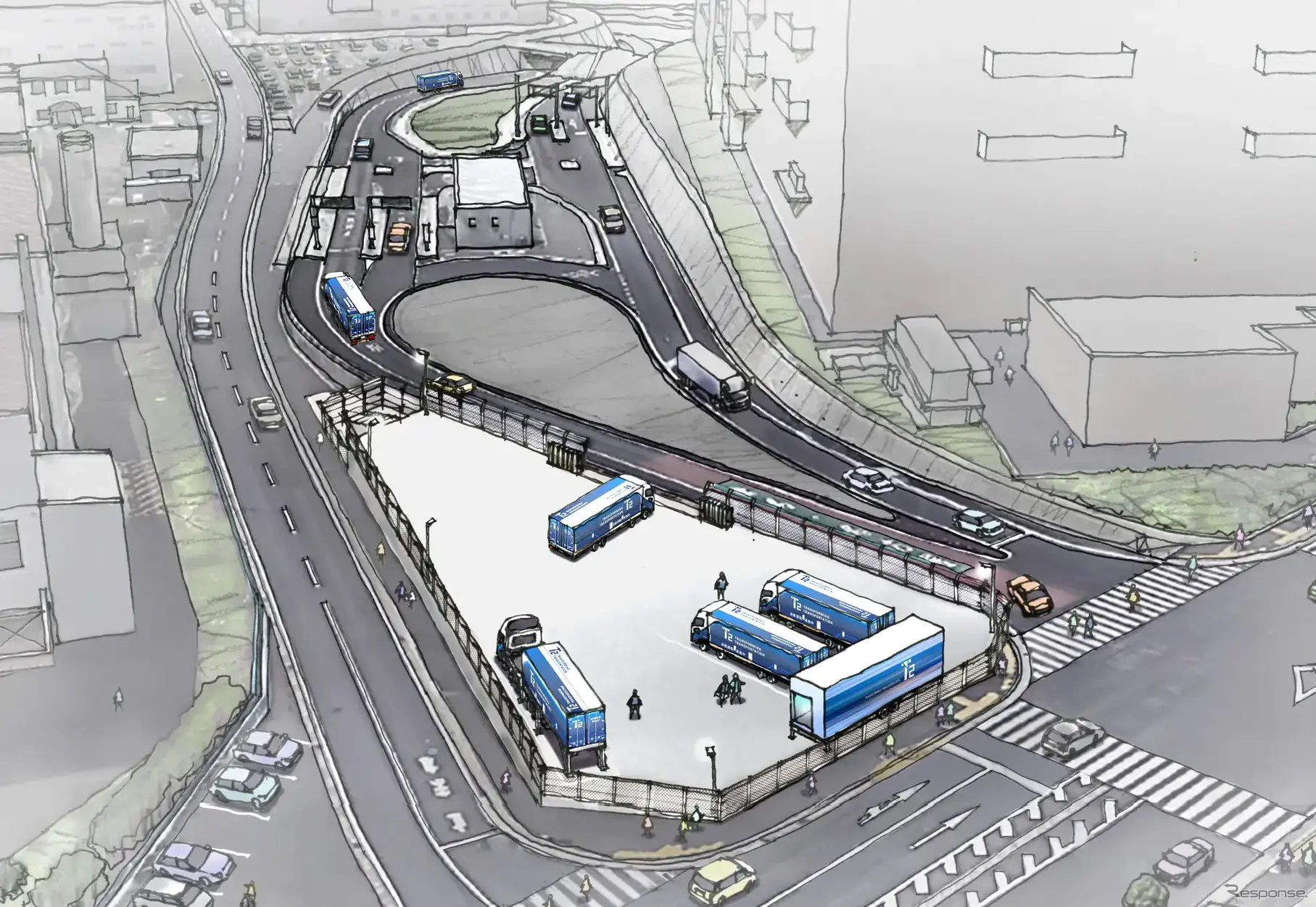 切替拠点の完成イメージ