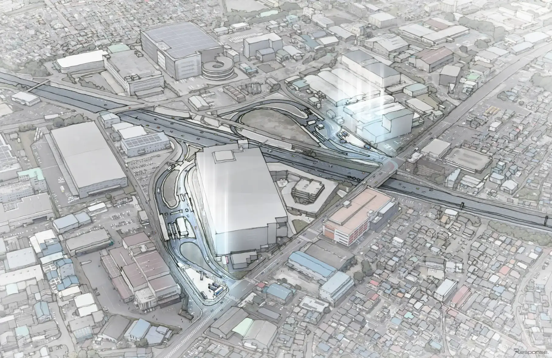 切替拠点の立地イメージ