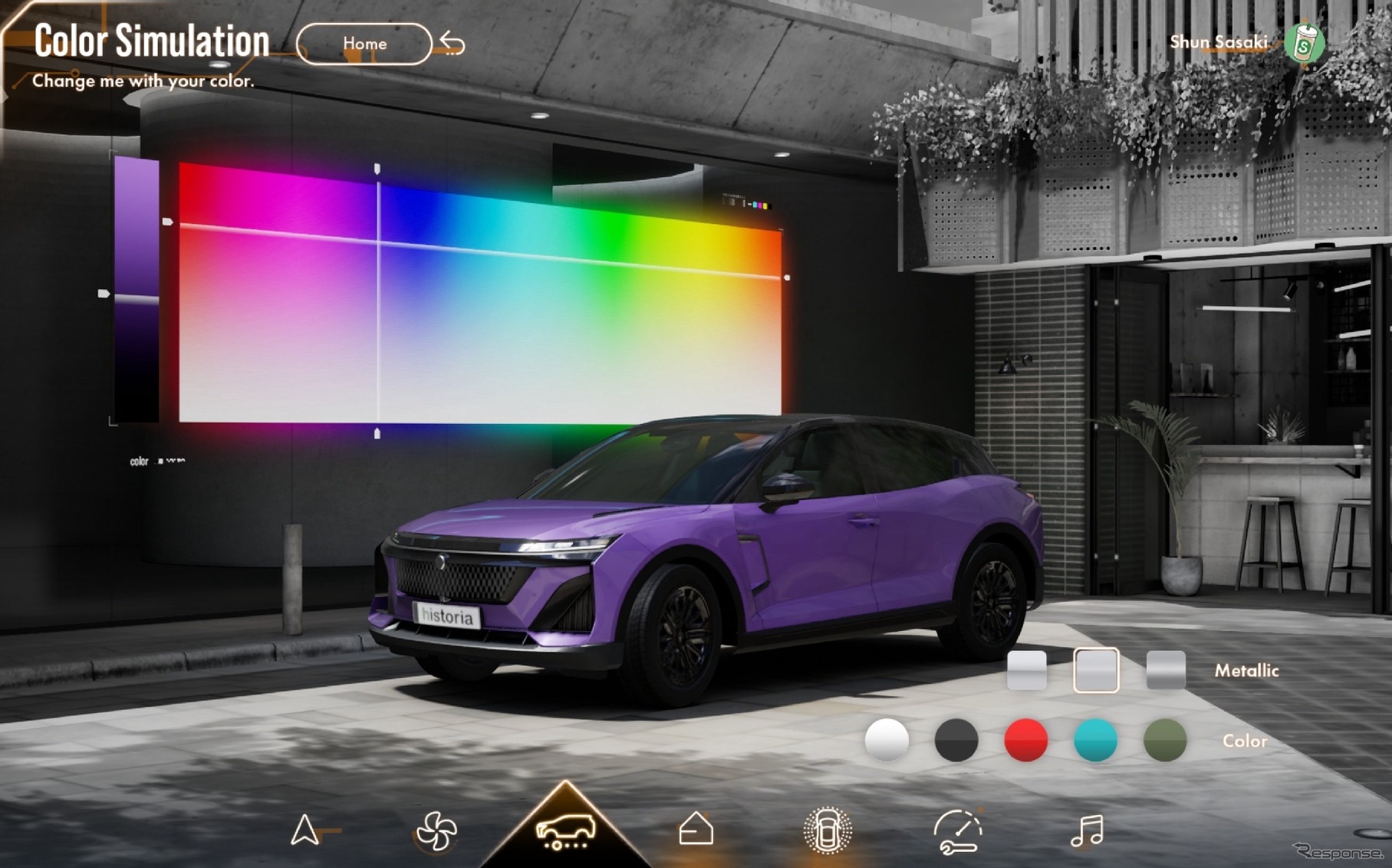 Unreal Engine 5による車載HMIデモ