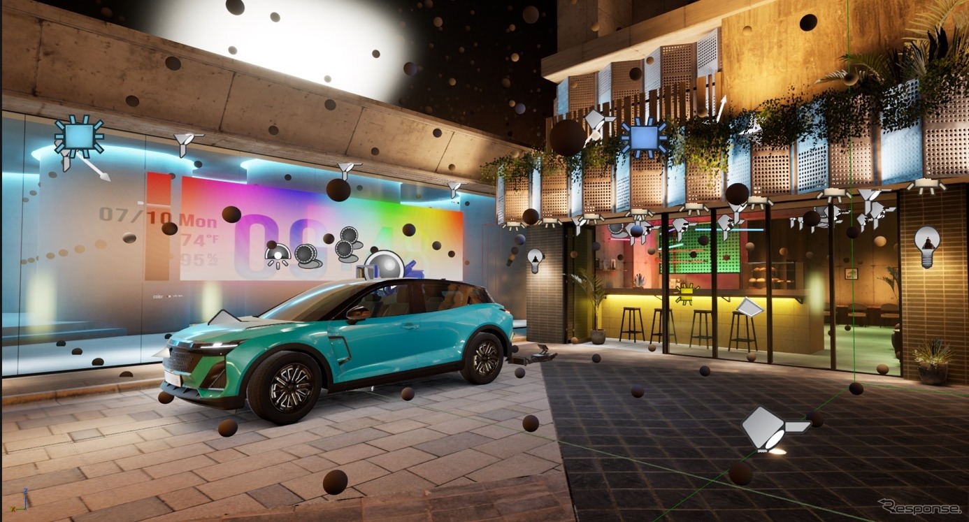 Unreal Engine 5による車載HMIデモ