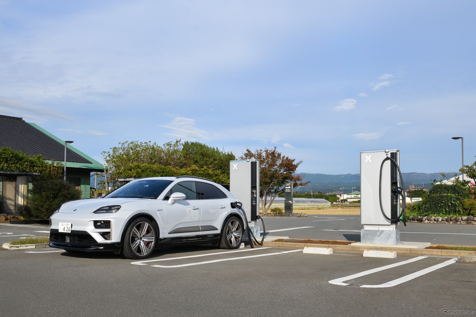 道の駅　伊豆ゲートウェイ函南のEVチャージステーション
