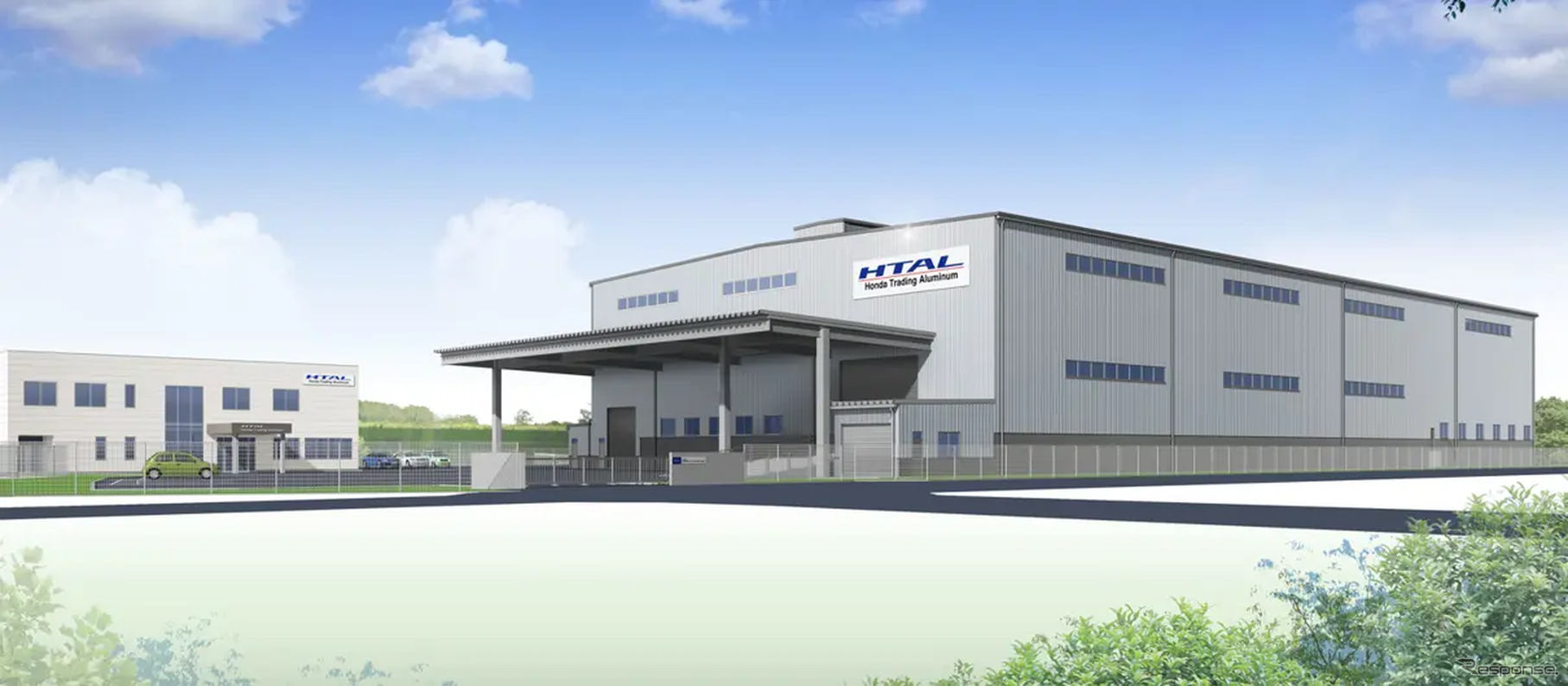 ホンダトレーディングアルミニウムが熊本工場改修の完成イメージ