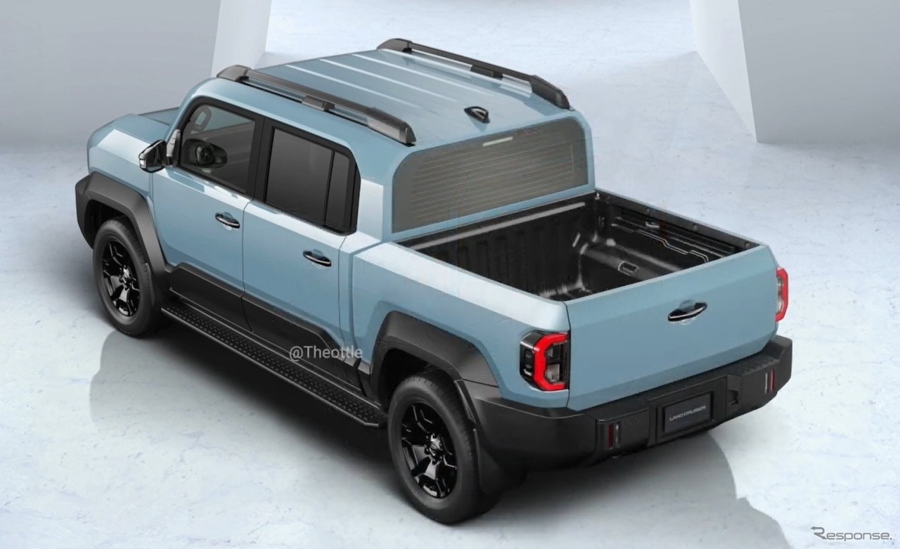 トヨタ ランドクルーザーFJ ピックアップトラックの予想CG