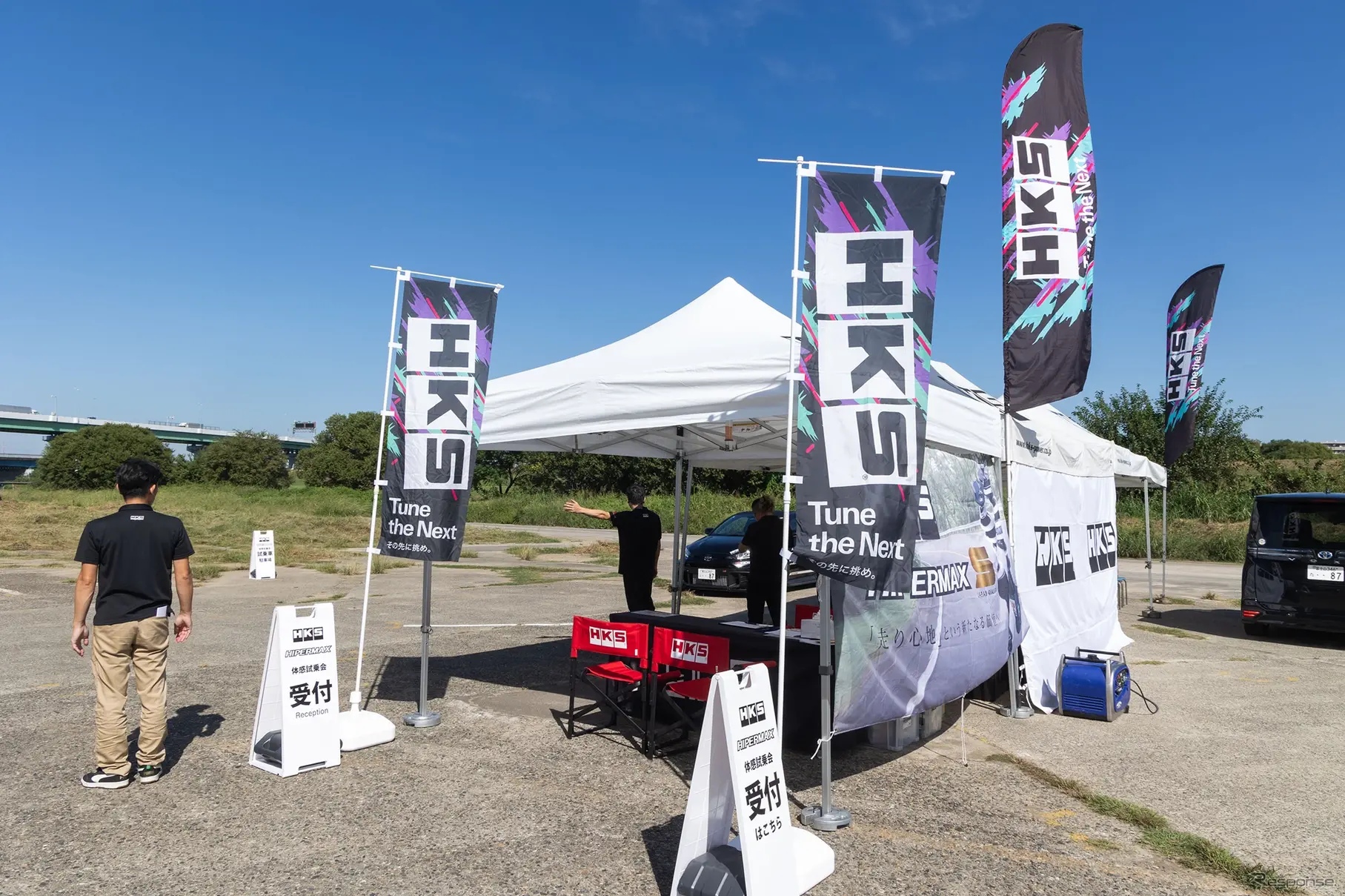 HKS販売店試乗会会場