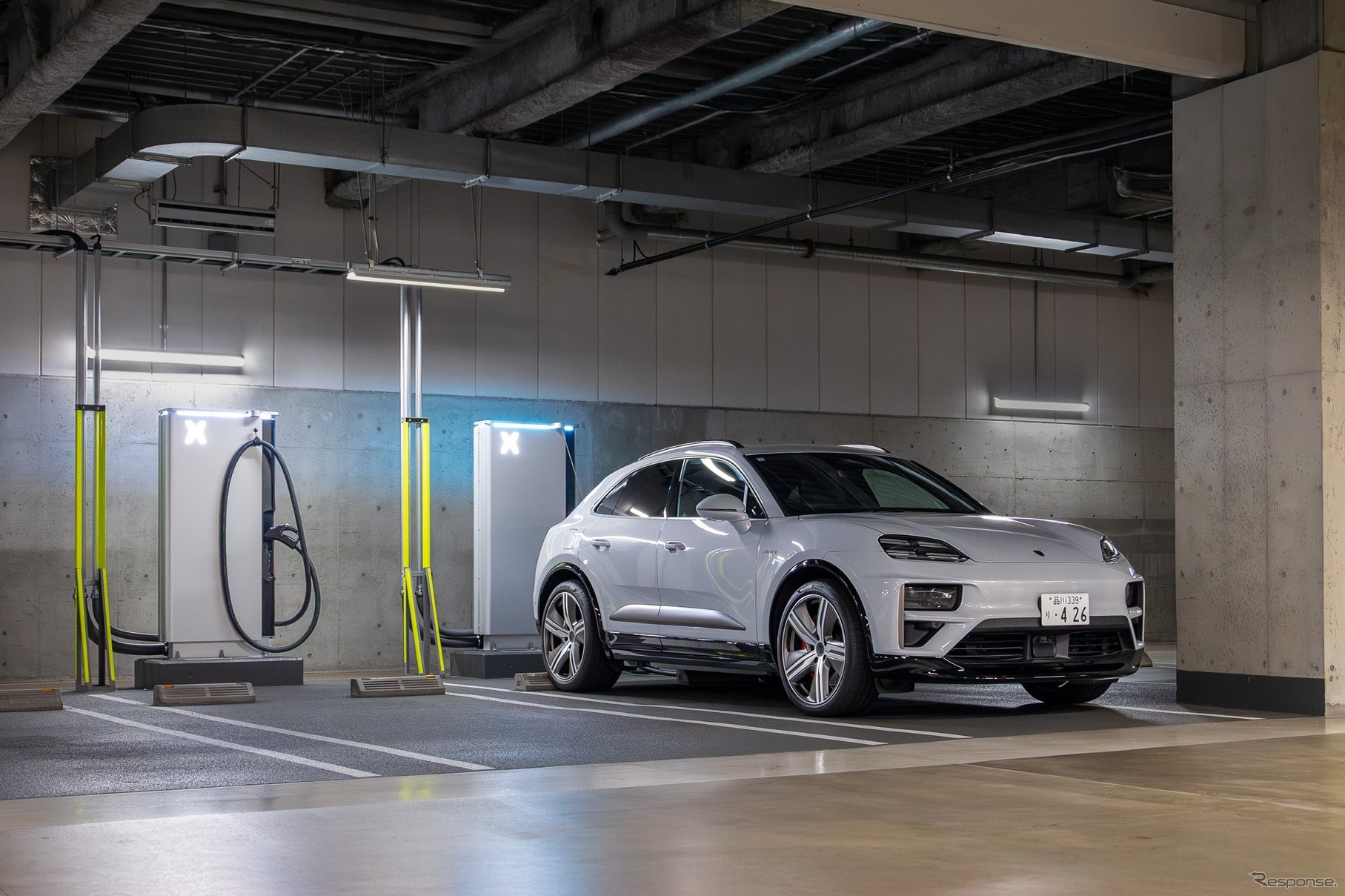 「MARK IS みなとみらい」のEVチャージステーション