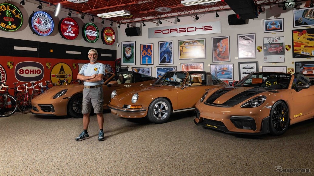 セピアブラウンをまとうポルシェ・コレクション