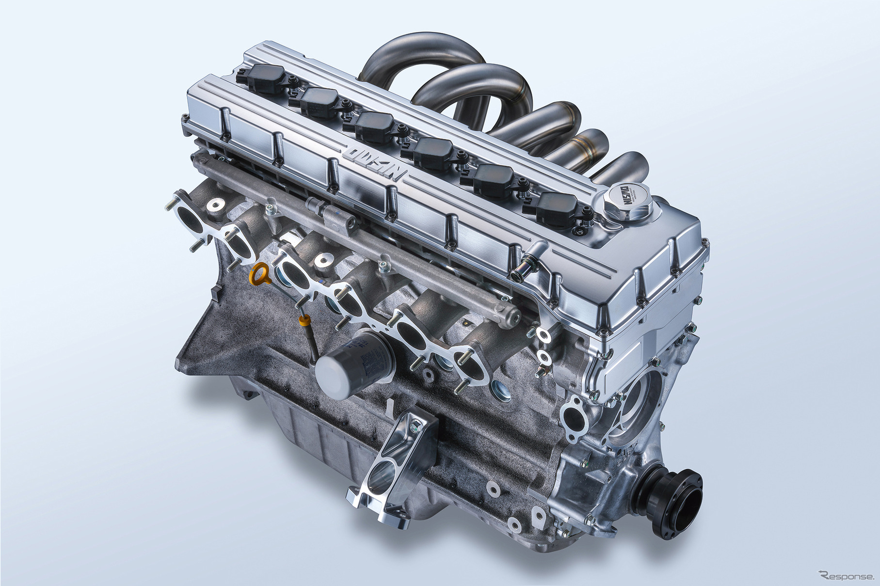 L型6気筒エンジン用DOHCシリンダーヘッド変換パーツキット 2026年モデル（NISMO試作仕様取り付け例）