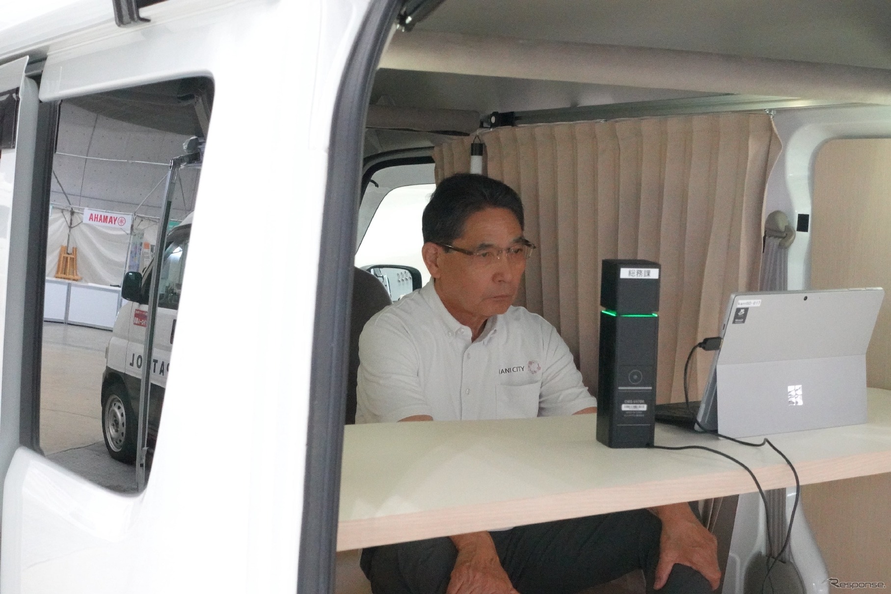 トイファクトリーが岐阜県可児市と連携し、避難訓練で軽バン型キャンピングカー『MARU MOBI Lite』を実証