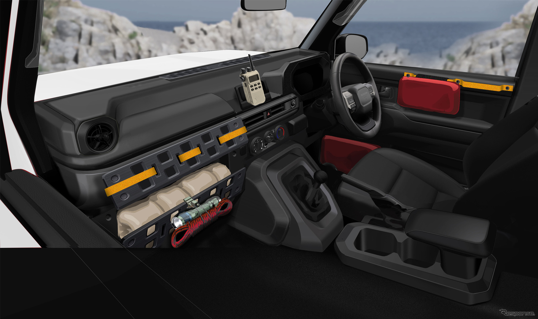 トヨタ ランドクルーザーFJのインテリア、使用イメージ