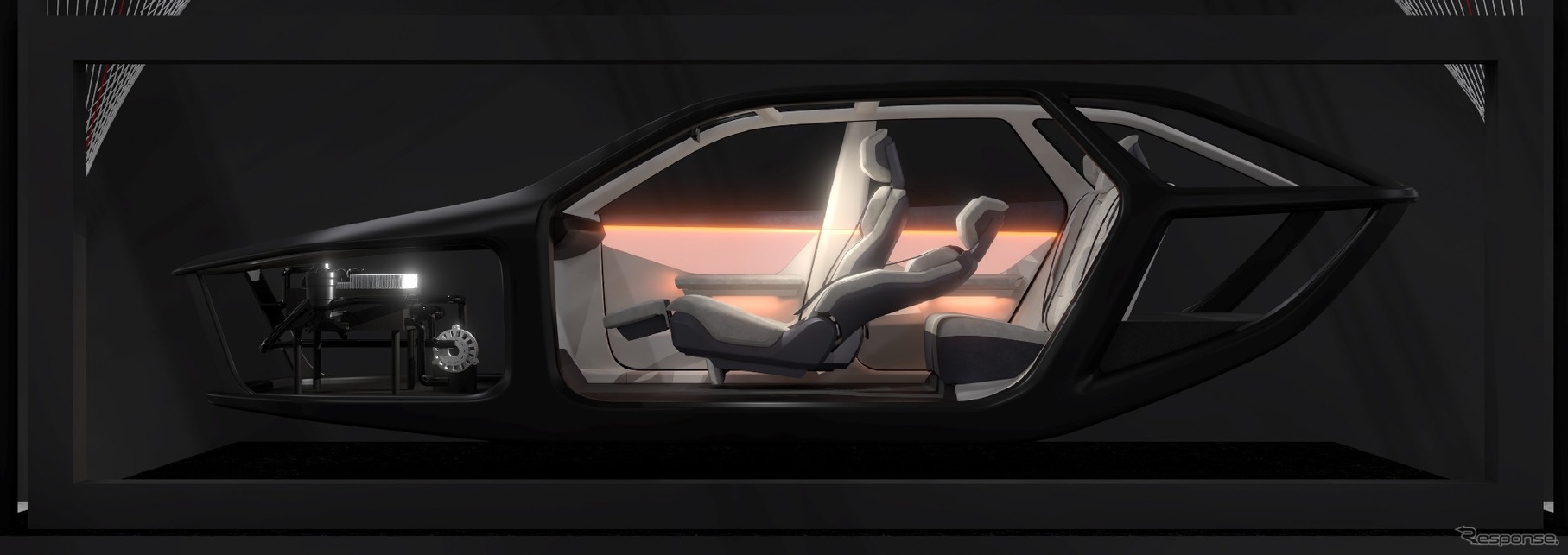 次世代の移動空間モック「I.C.30 -Integrated Cabin 2030-」